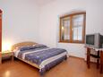 Ložnice Vis, Ložnice v ubytování typu studio-apartment, s klimatizací a WiFi.