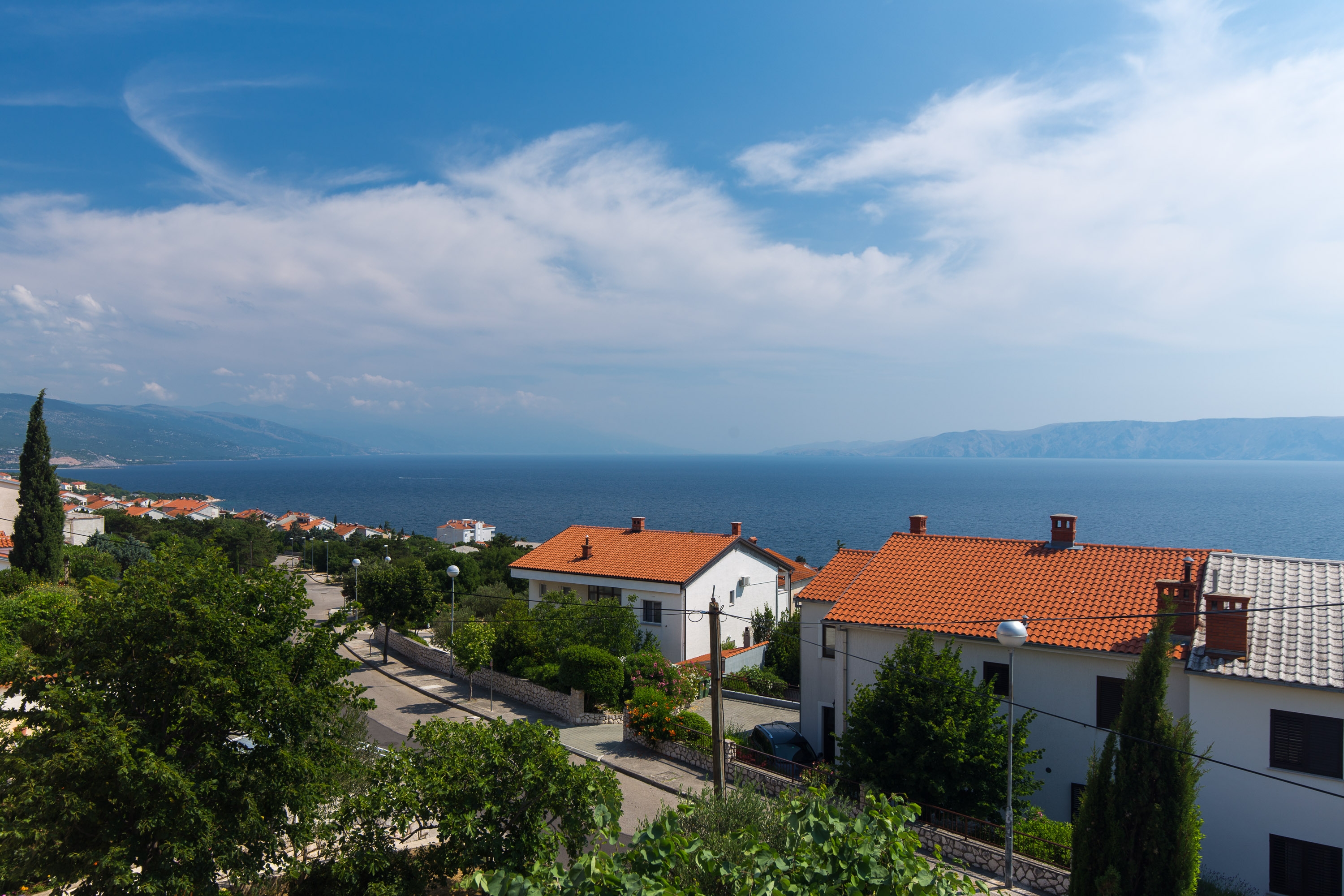 Three bedroom apartment with balcony and sea view Novi Vinodolski  A-a
