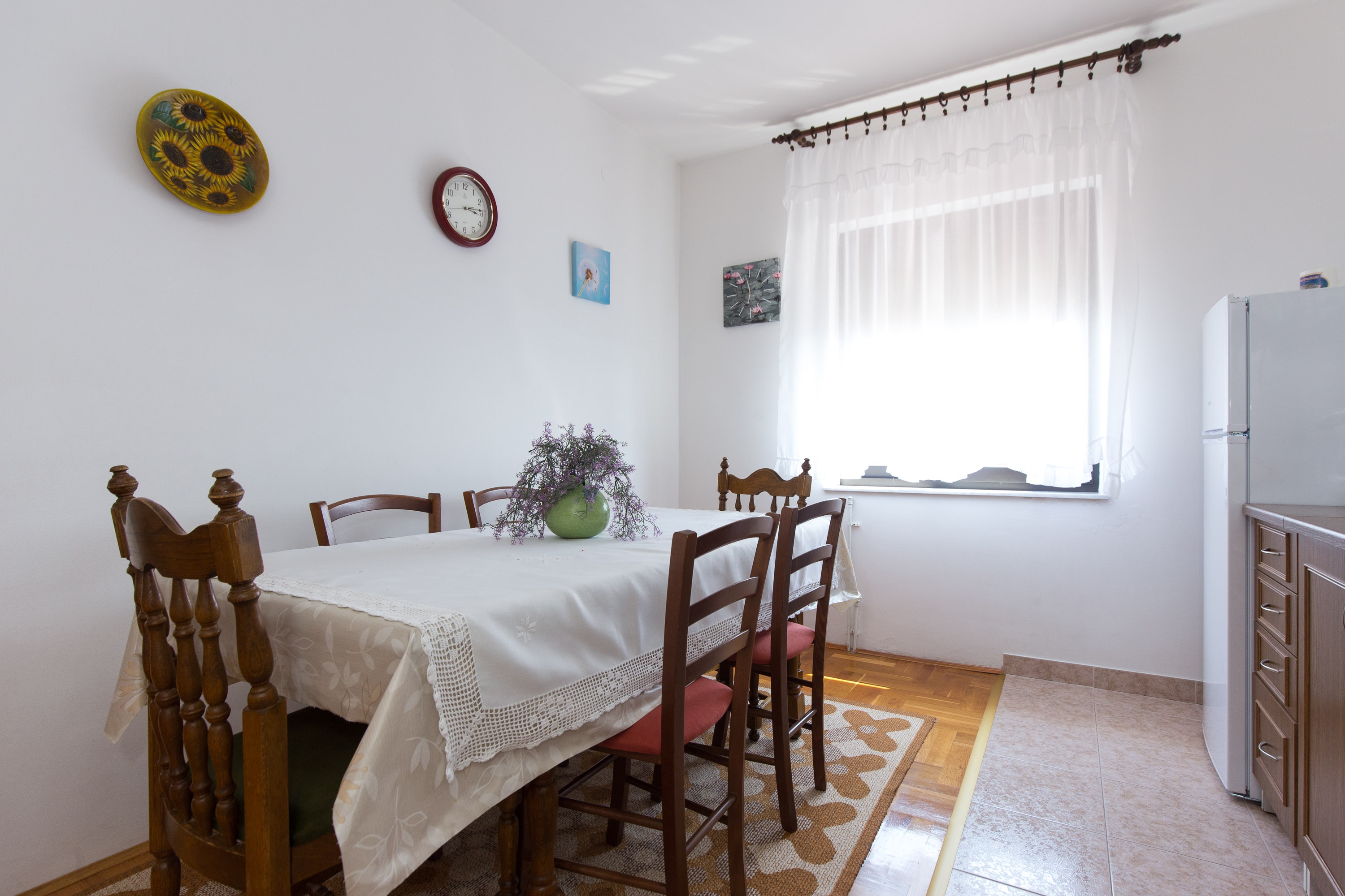 Three bedroom apartment with balcony and sea view Novi Vinodolski  A-a