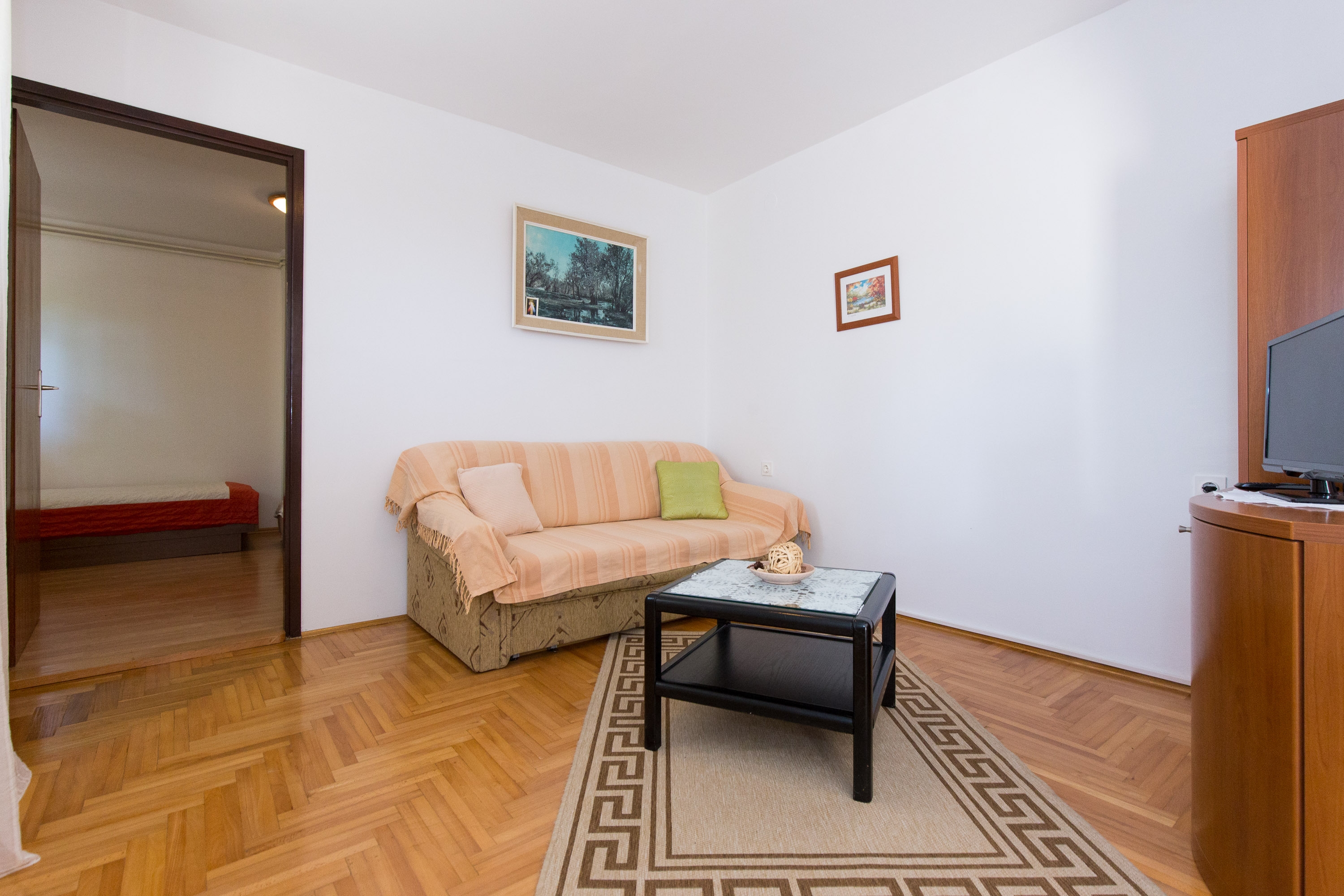 One bedroom apartment with balcony and sea view Novi Vinodolski  A-b
