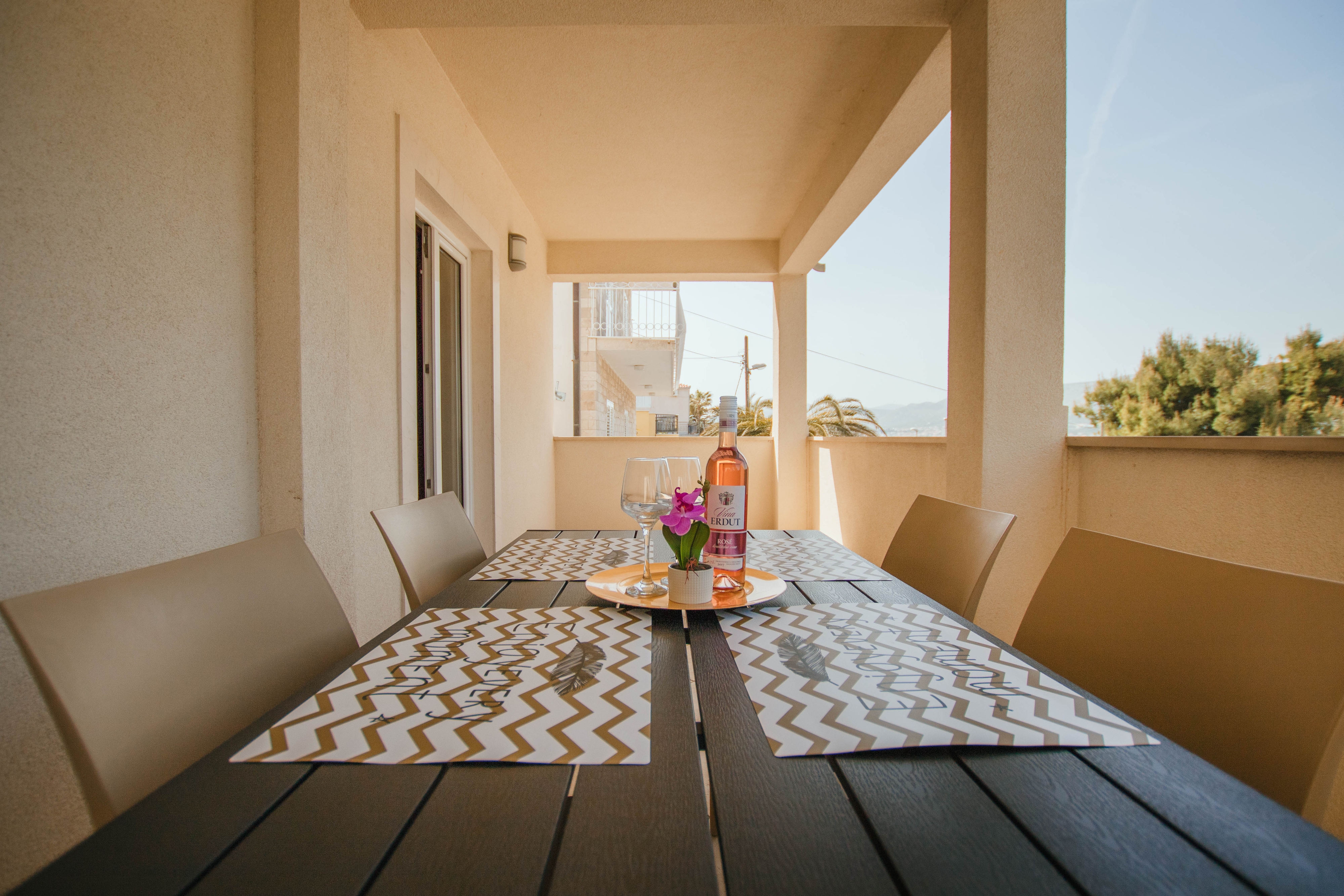 Two bedroom apartment near beach Mastrinka, Čiovo  A-a
