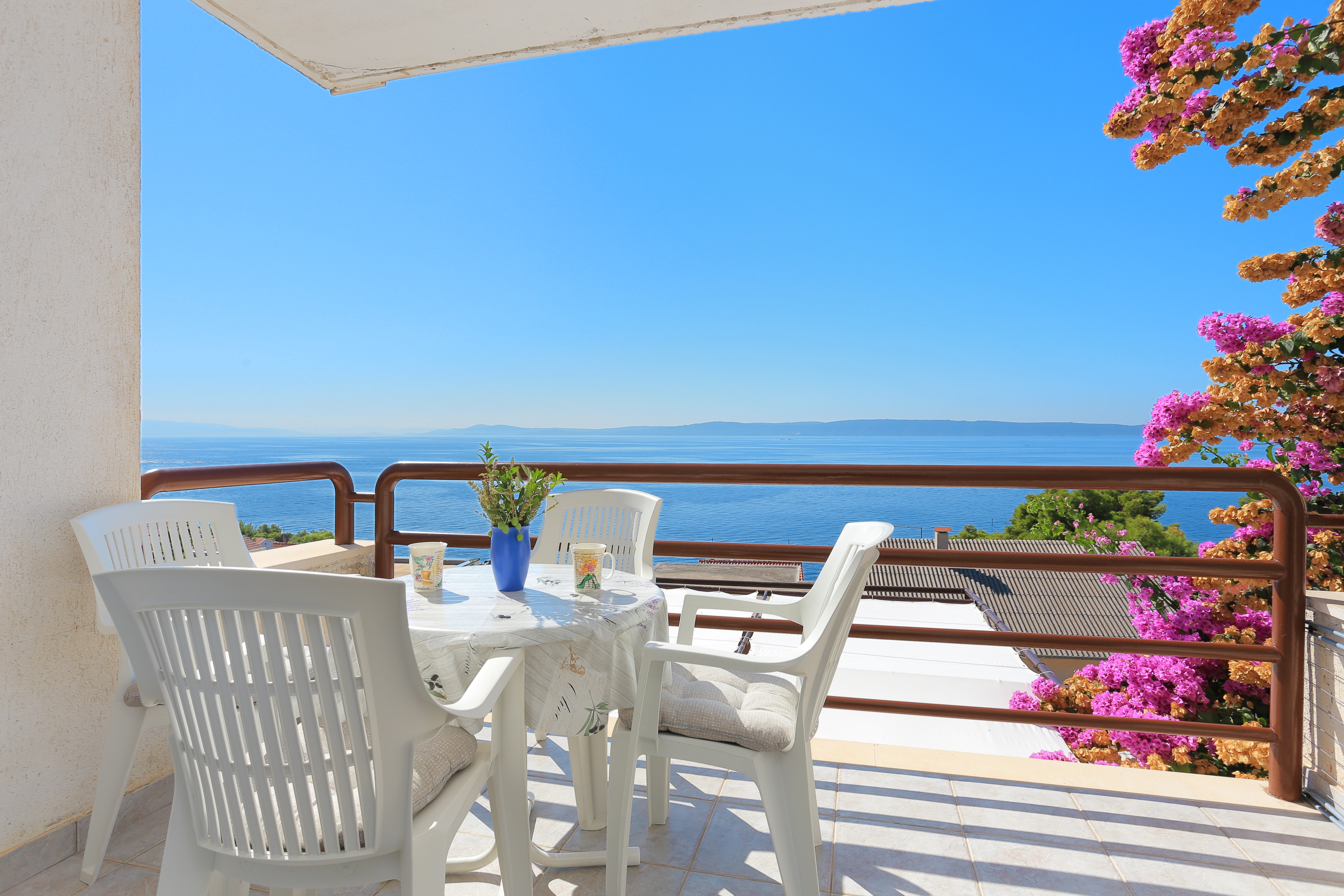 One bedroom apartment with terrace and sea view Rastići, Čiovo  A-a