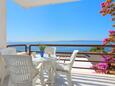 Rastići, Terrasse dans l’hébergement en type apartment, avec la vue sur la mer et WiFi.