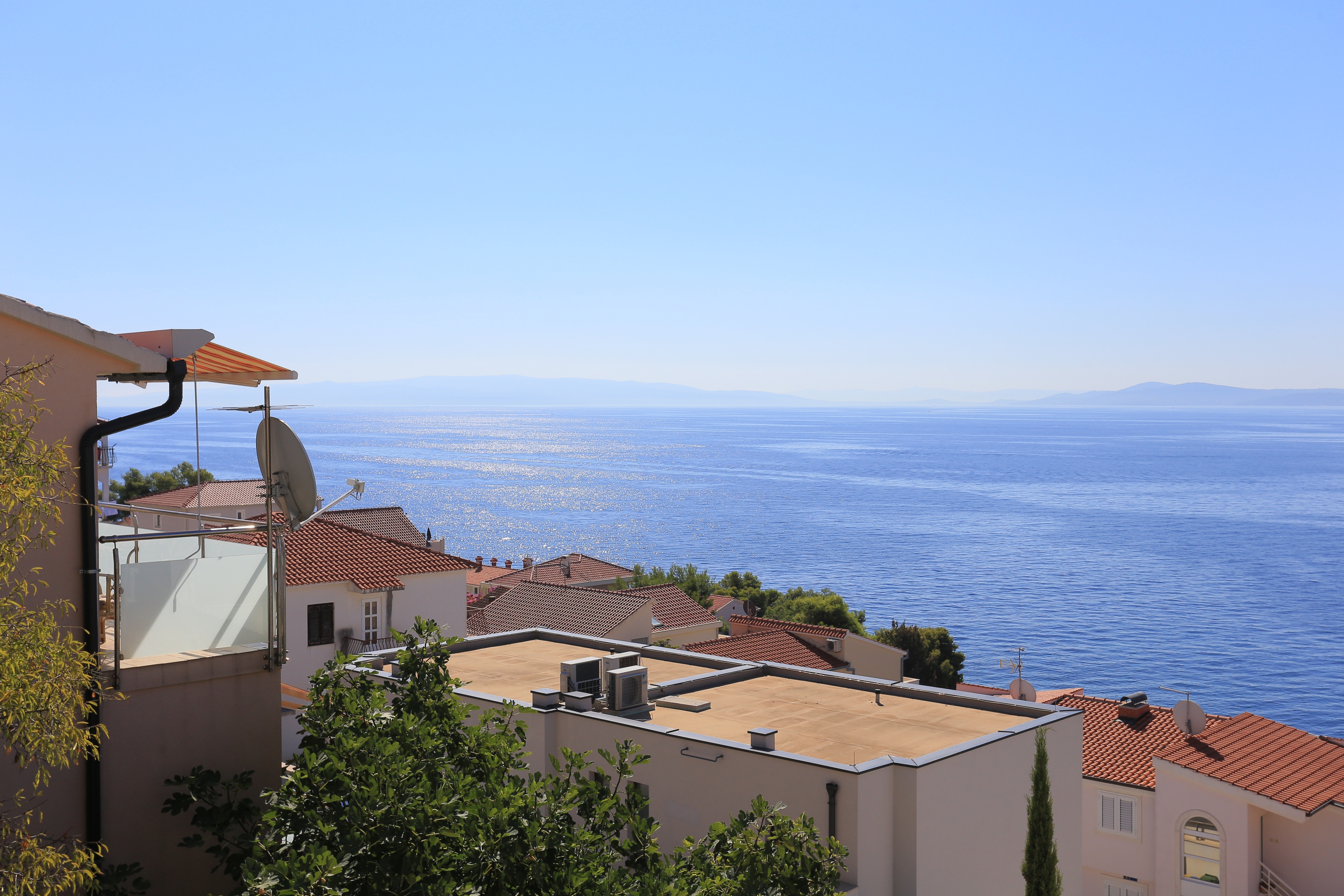 One bedroom apartment with terrace and sea view Rastići, Čiovo  A-a