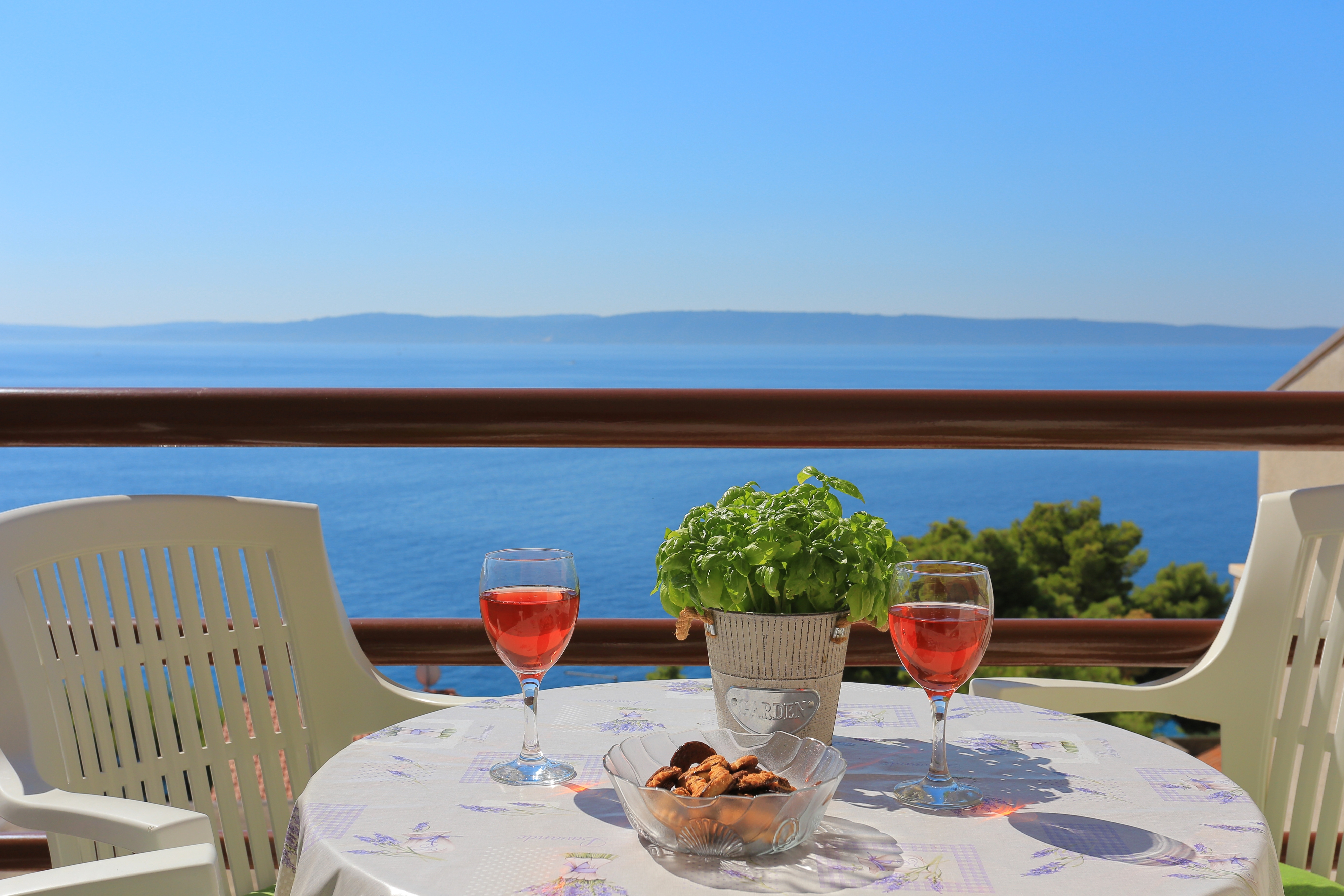 One bedroom apartment with terrace and sea view Rastići, Čiovo (A-11723-d)