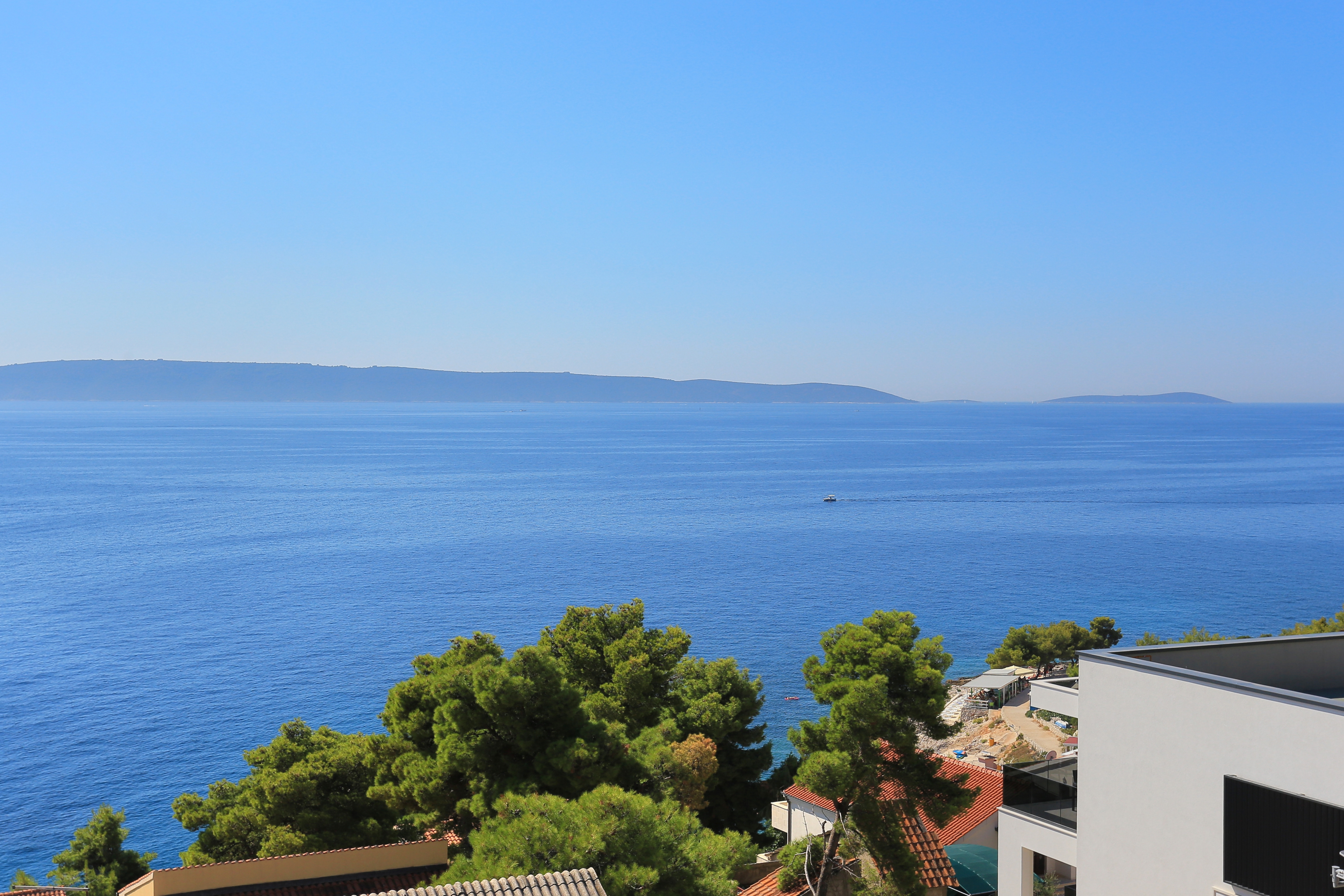 One bedroom apartment with terrace and sea view Rastići, Čiovo  A-d