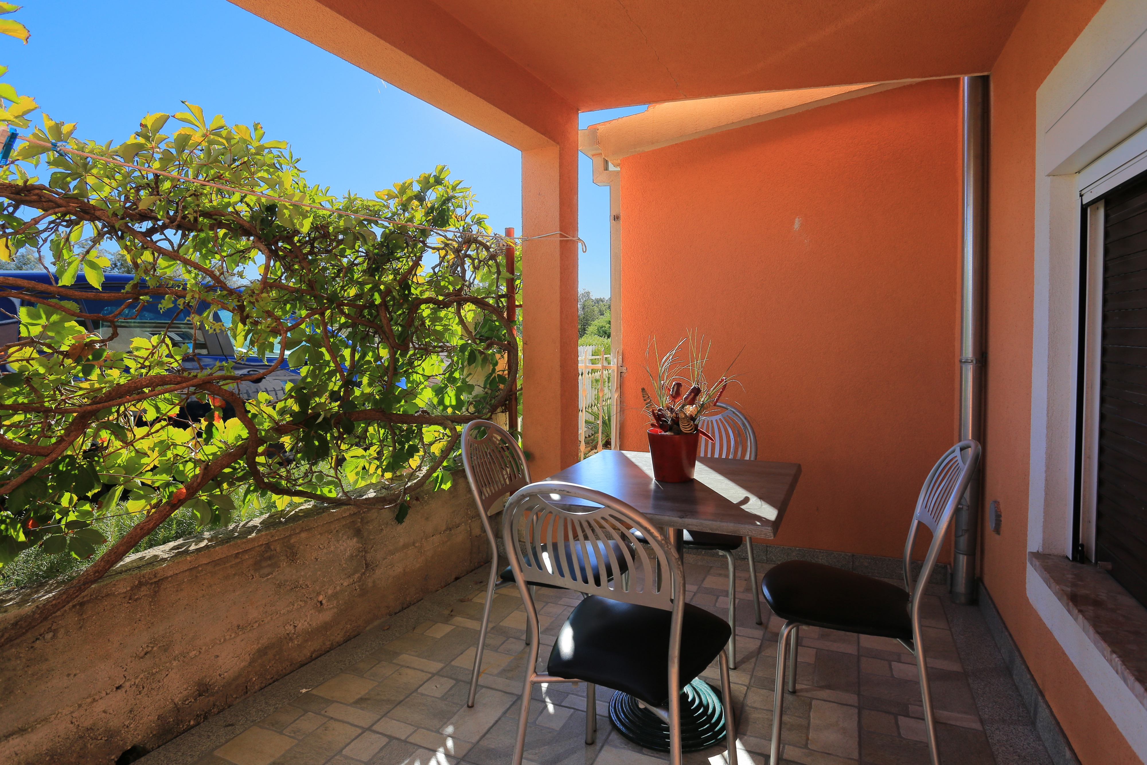 Three bedroom apartment with terrace Kanica, Rogoznica  A-a