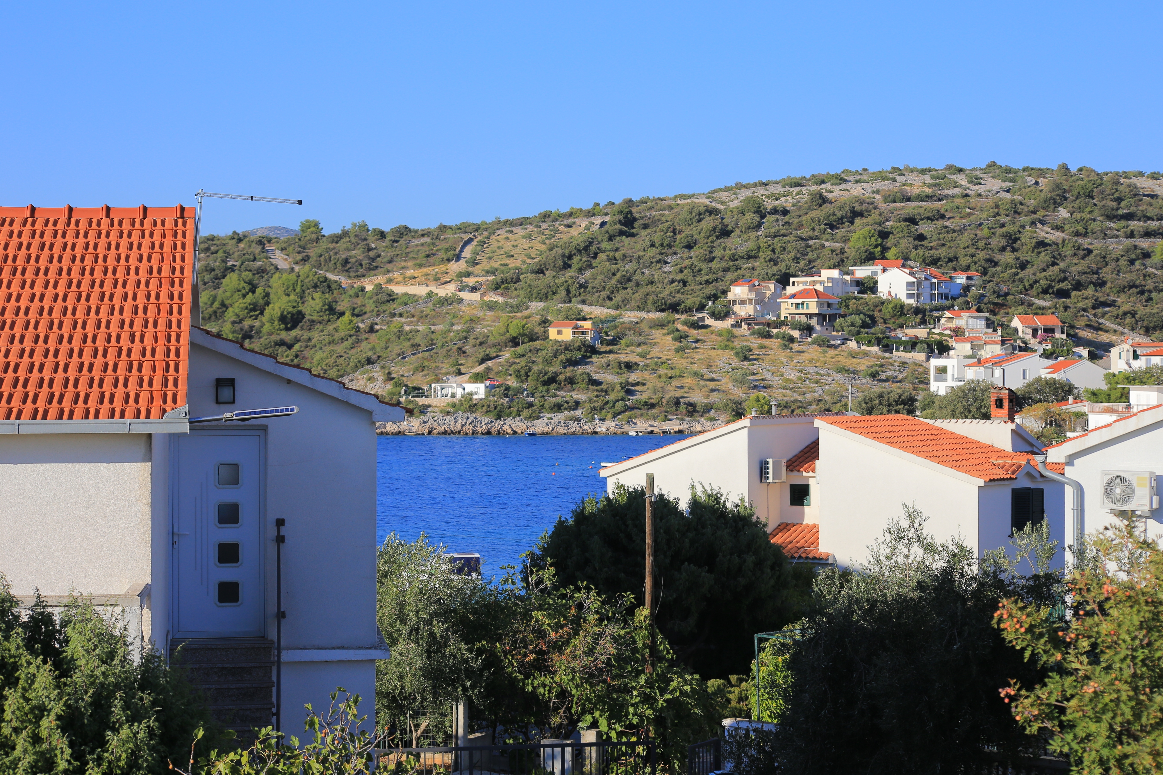 Two bedroom apartment with terrace and sea view Kanica, Rogoznica (A-11745-b)