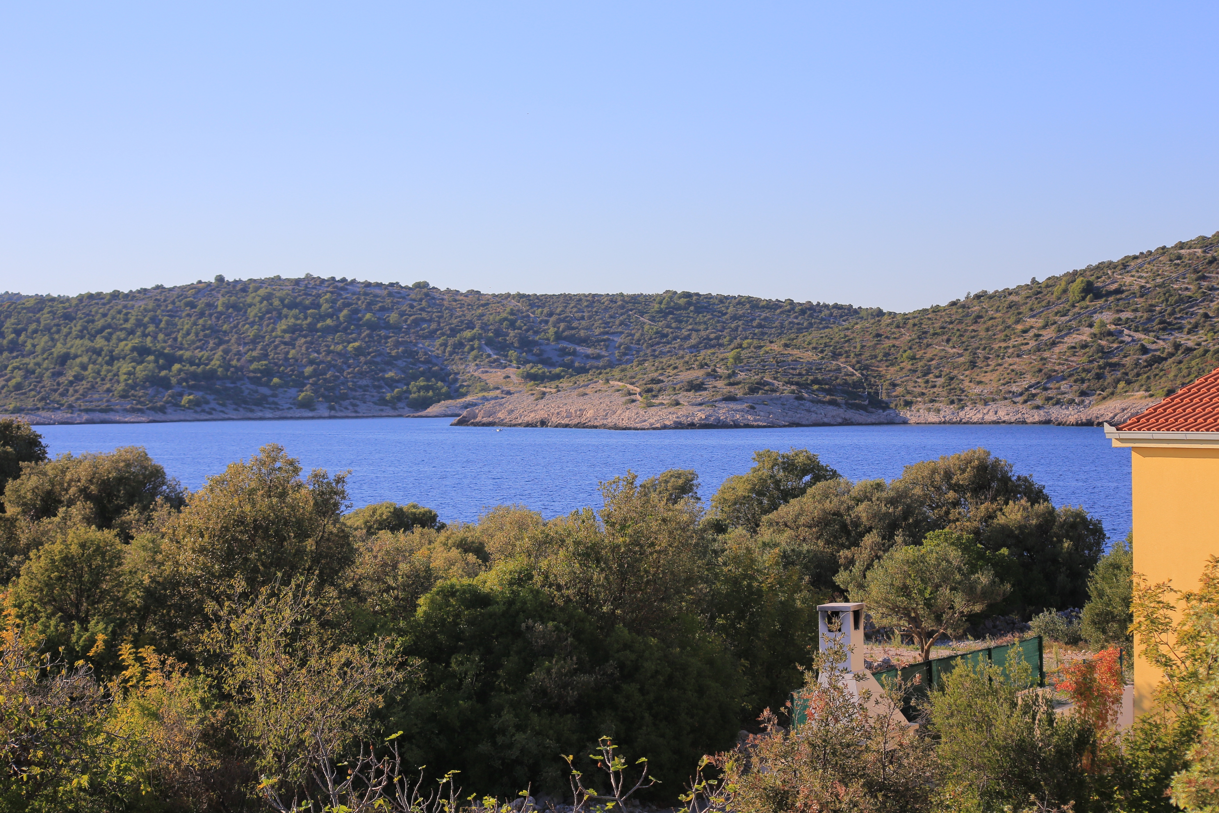 Two bedroom apartment with terrace and sea view Kanica, Rogoznica  A-b