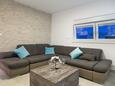 Living room Novalja, Living room in the apartment, air condition available, (pet friendly) and WiFi.