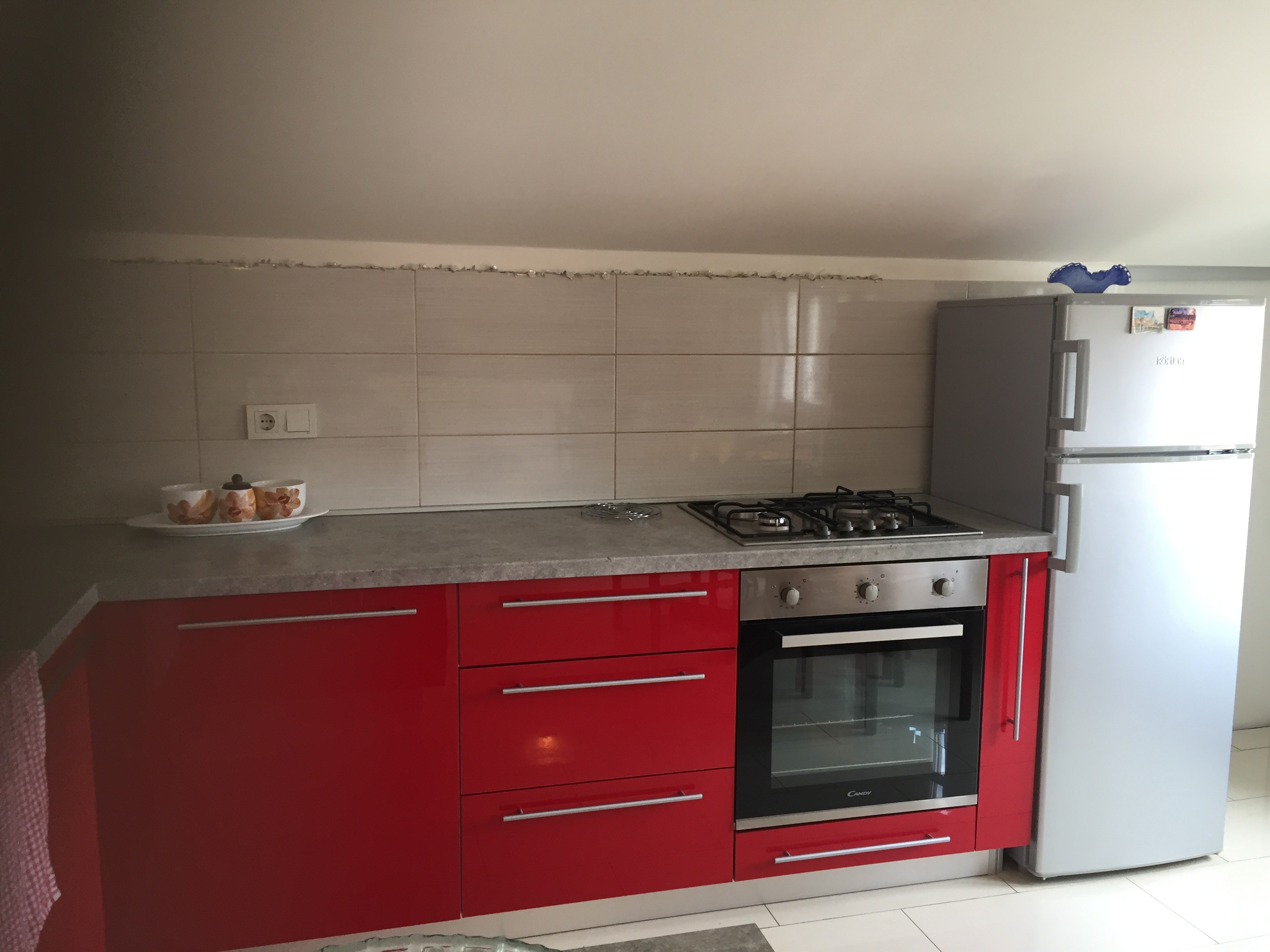 Dvosobni apartman s terasom i pogledom na more Lun, Pag  A-d