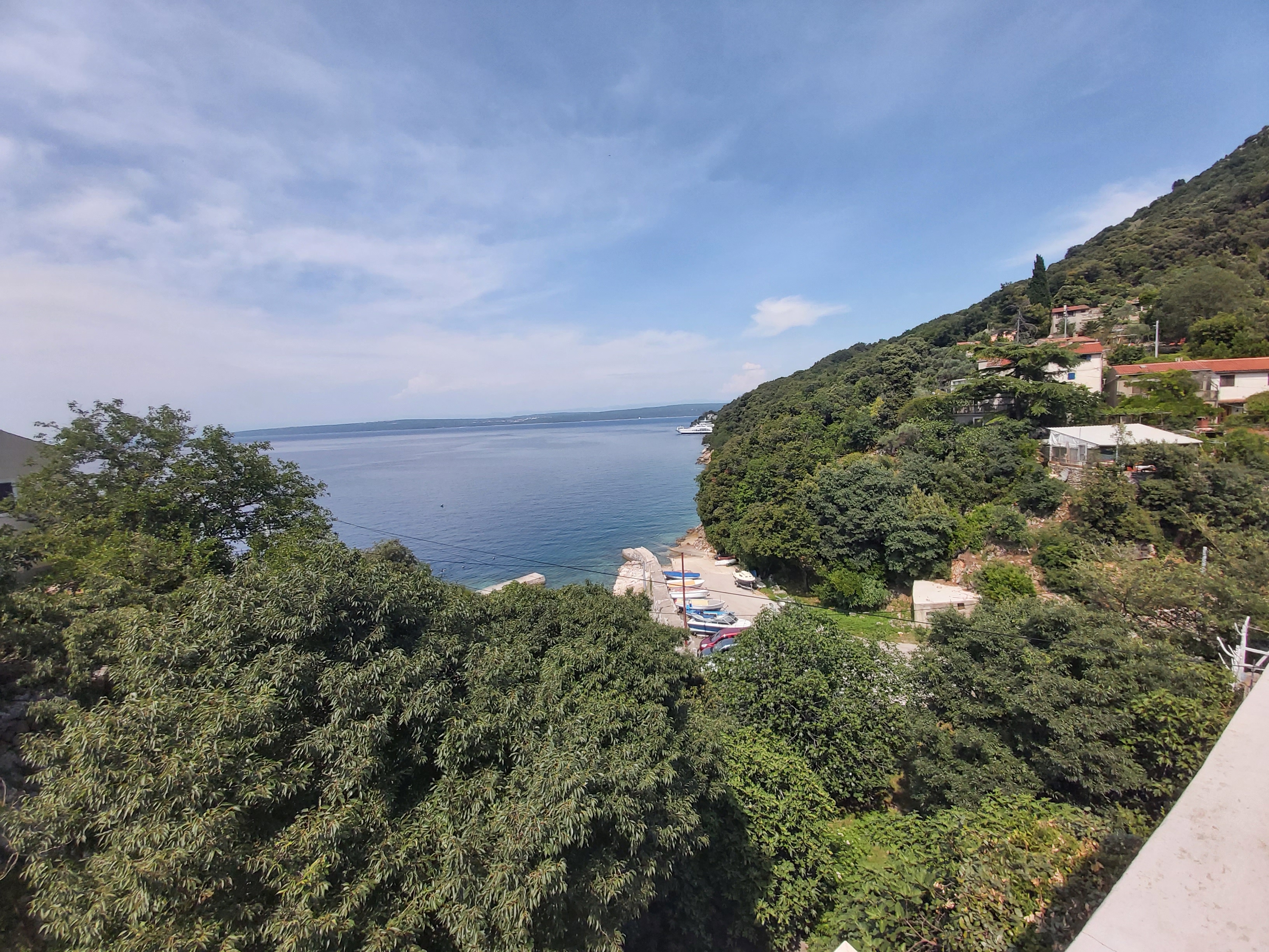 Two bedroom apartment with terrace and sea view Merag, Cres  A-a