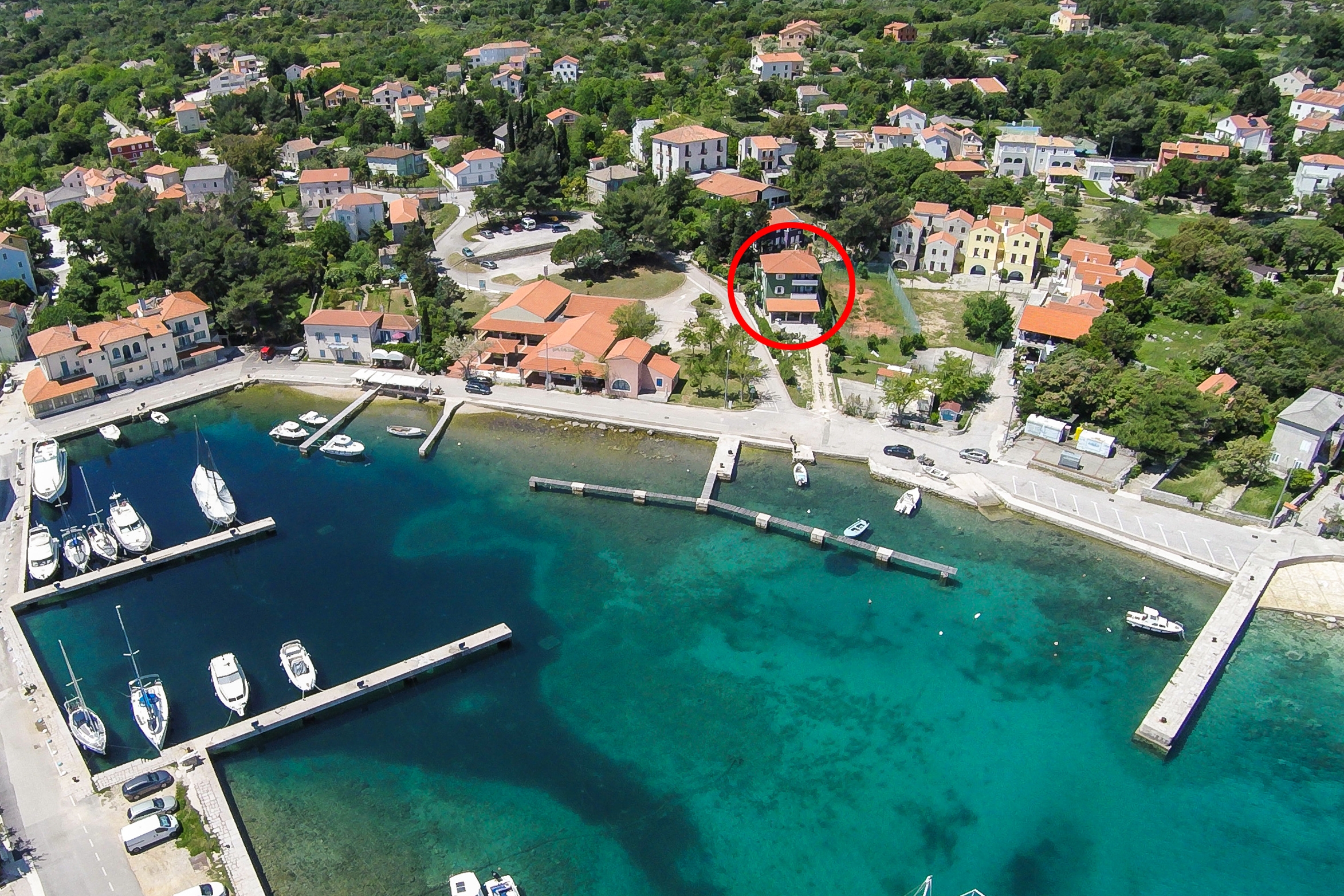 Ferienwohnung im Ort Nerezine (Lo?inj), Kapazit&au Ferienwohnung auf der Insel Losinj