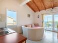 Living room Basina, Living room in the studio-apartment, air condition available and WiFi.