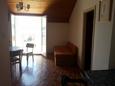 Living room Pirovac, Living room in the apartment, air condition available and WiFi.
