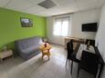 Living room Sabunike, Living room in the apartment, (pet friendly) and WiFi.