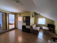 Living room Sabunike, Living room in the apartment, air condition available, (pet friendly) and WiFi.