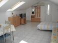 Schlafzimmer Rogoznica, Schlafzimmer in folgender Unterkunftsart studio-apartment, Klimaanlage vorhanden und WiFi.