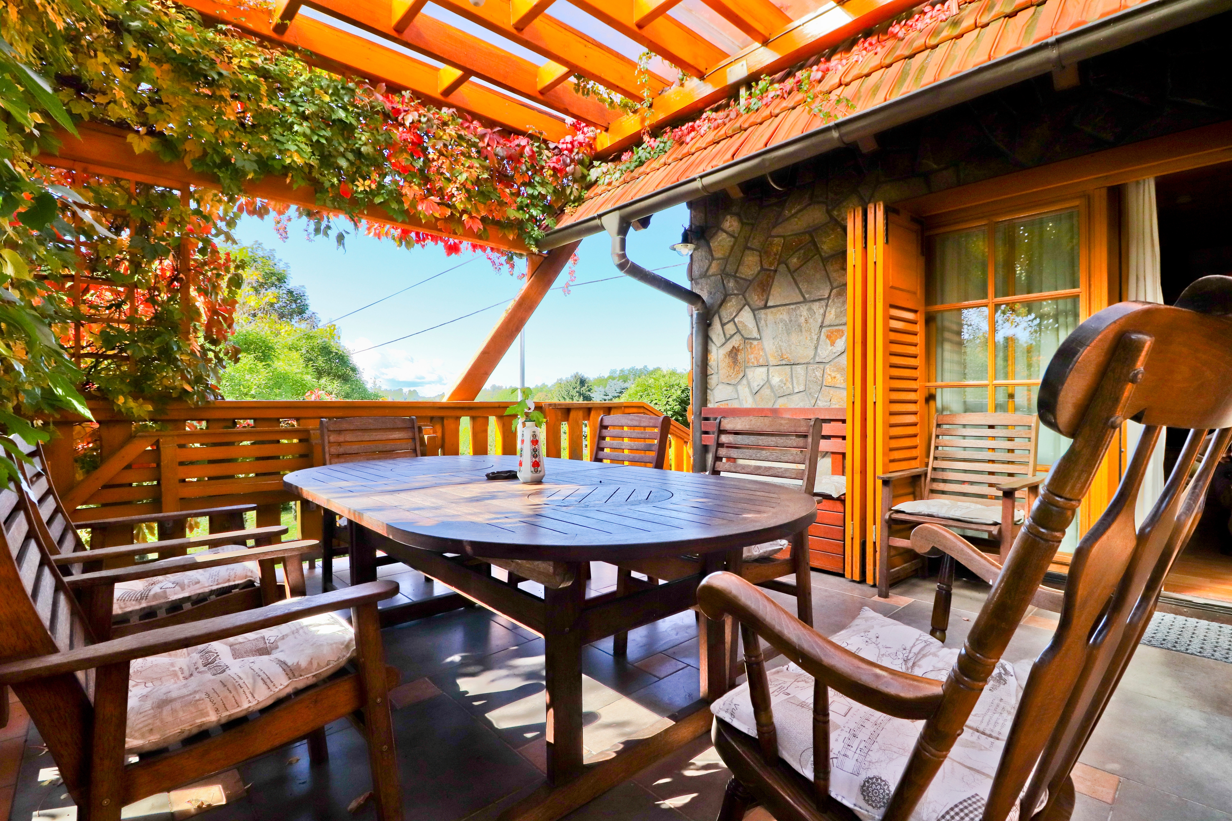 Three bedroom house with terrace Gornja Voća, Zagorje  K
