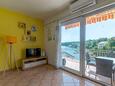 Basina, Living room in the apartment, (pet friendly) and WiFi.