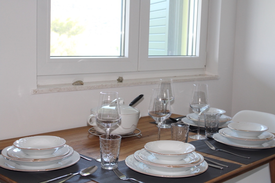 One bedroom apartment with terrace and sea view Poljica, Trogir  A-a