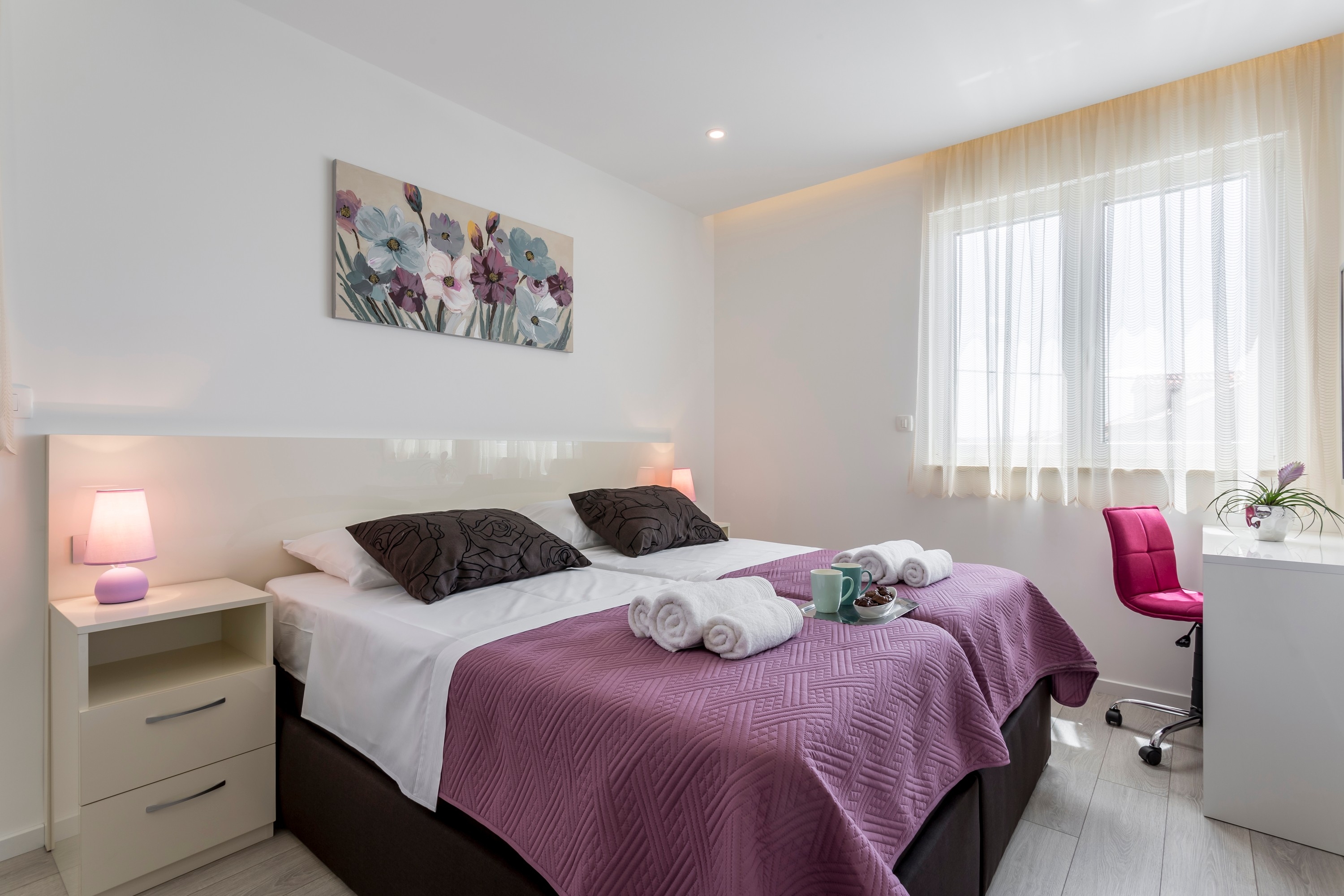 Two bedroom apartment with terrace and sea view Podstrana, Split  A-a