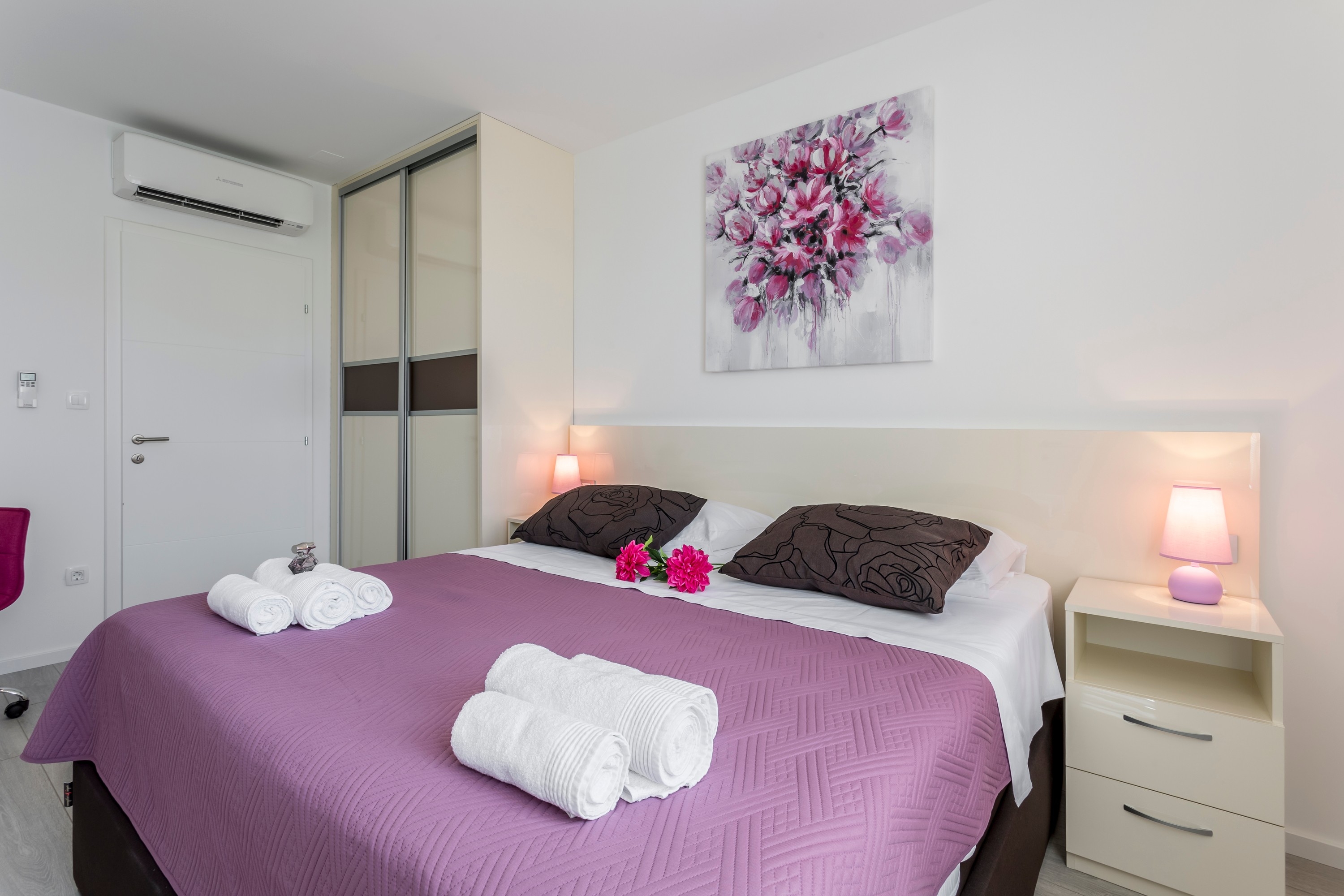 Two bedroom apartment with terrace and sea view Podstrana, Split  A-a