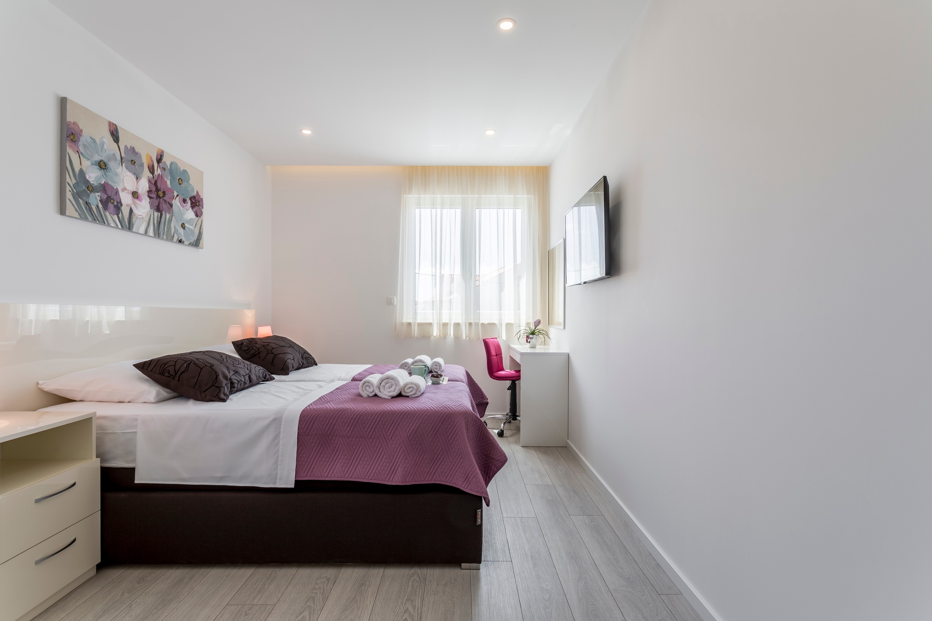 Two bedroom apartment with terrace and sea view Podstrana, Split  A-a