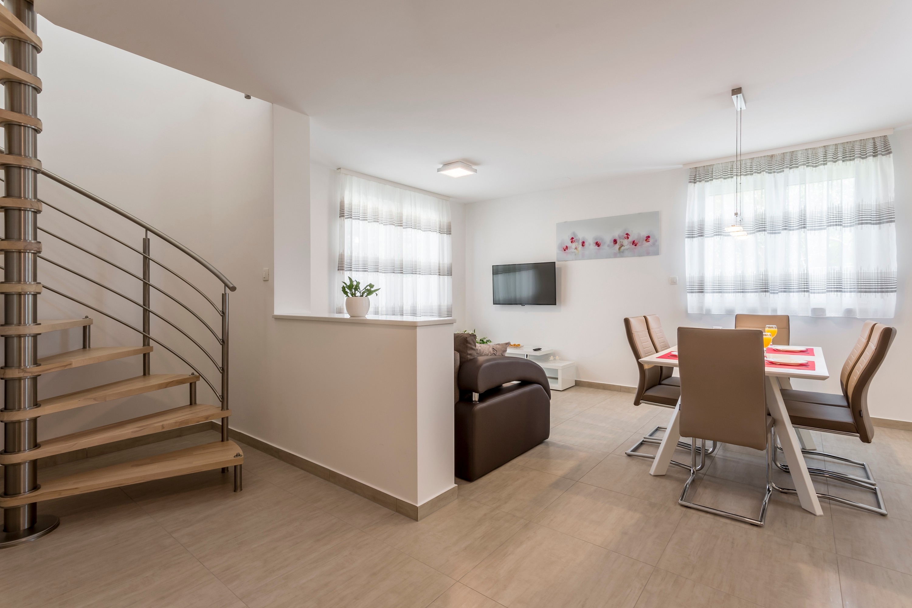 Two bedroom apartment with terrace and sea view Podstrana, Split  A-a