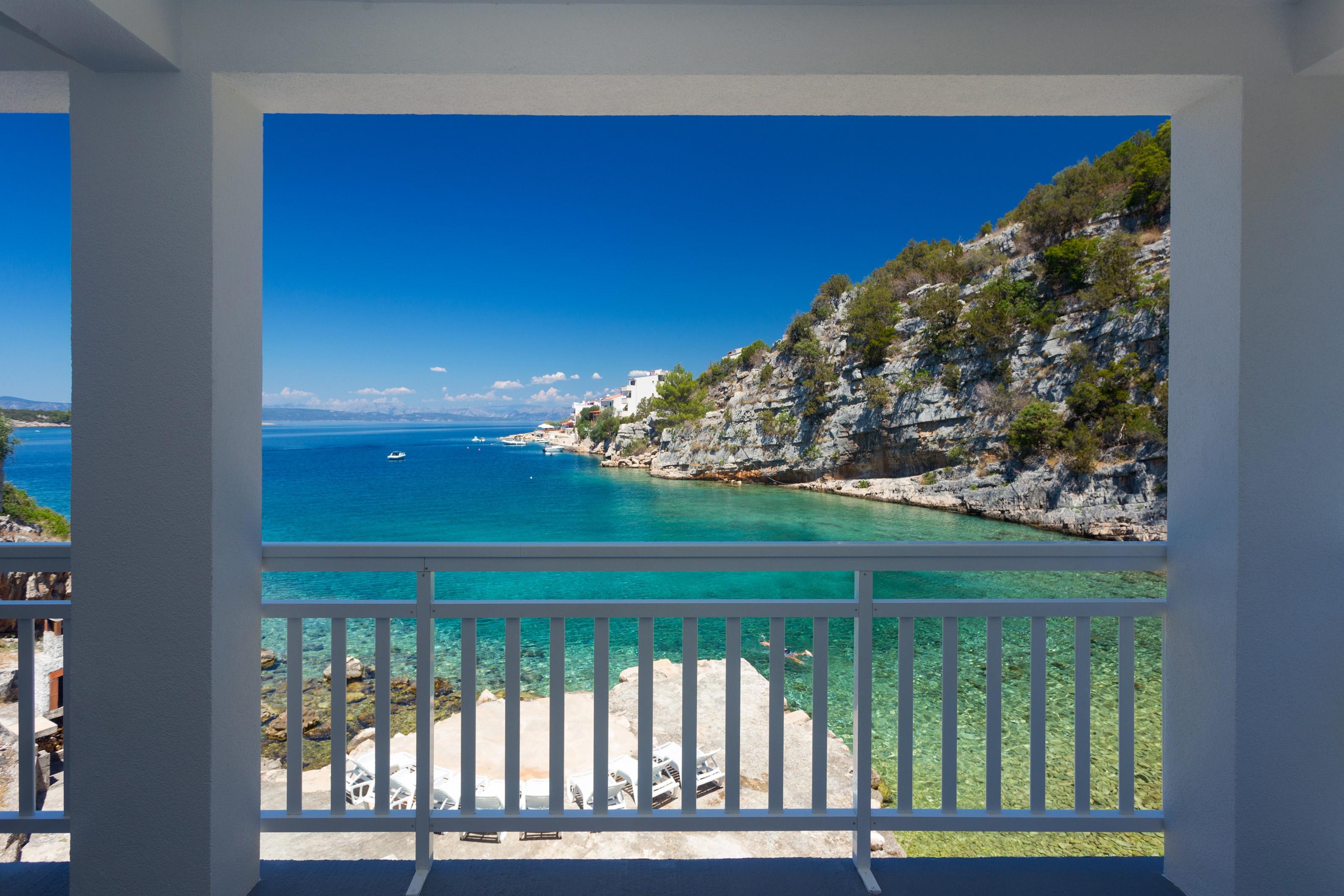 Two bedroom house near beach Cove Pokrivenik, Hvar  K