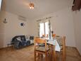 Dining room Vrbovica, Dining room in the apartment, air condition available, (pet friendly) and WiFi.