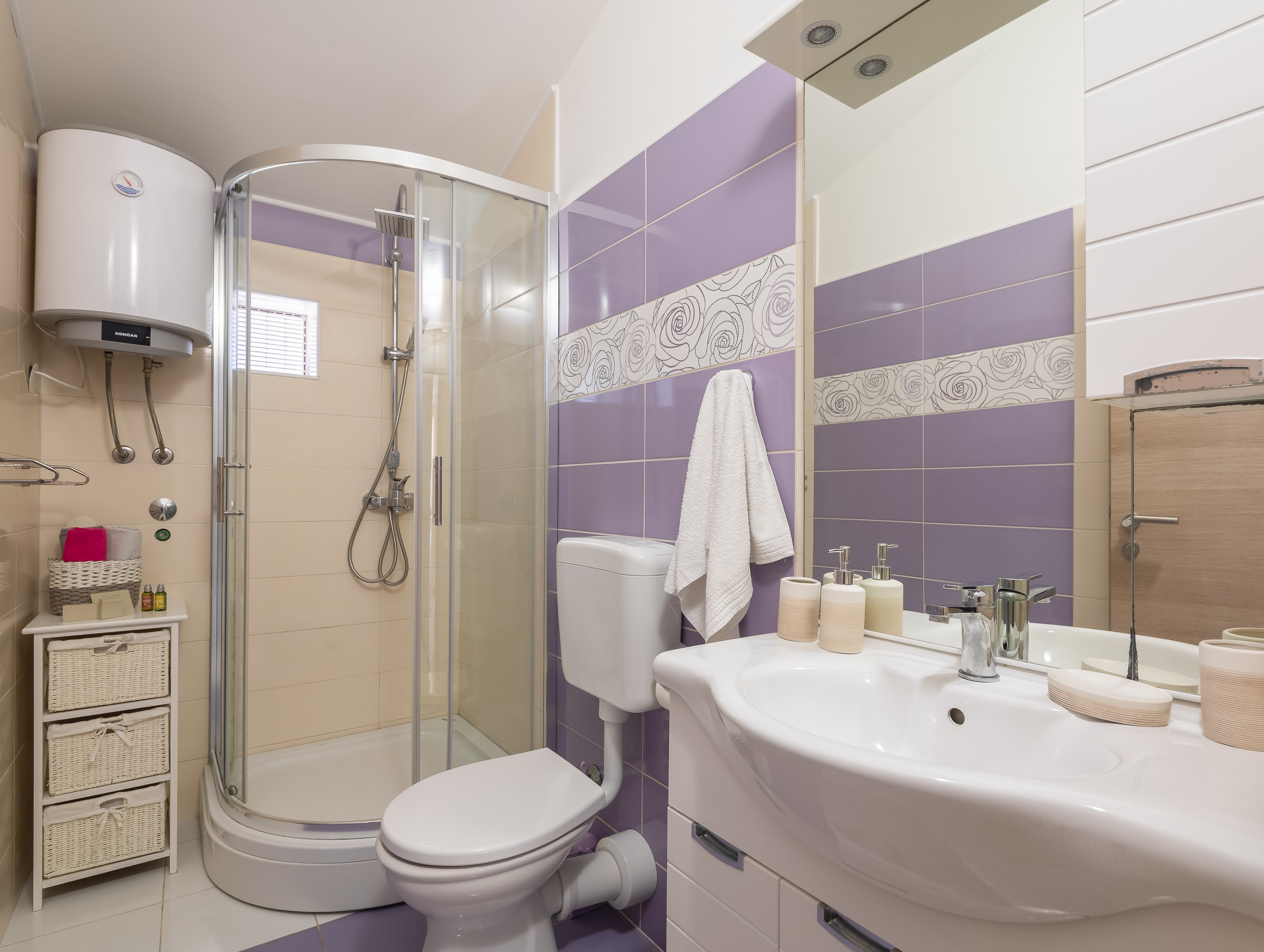 Two bedroom apartment with terrace and sea view Cove Osibova, Brač  A-b