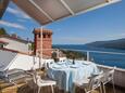 Terrace Rabac, Terrace in the apartment, with a sea view and WiFi.