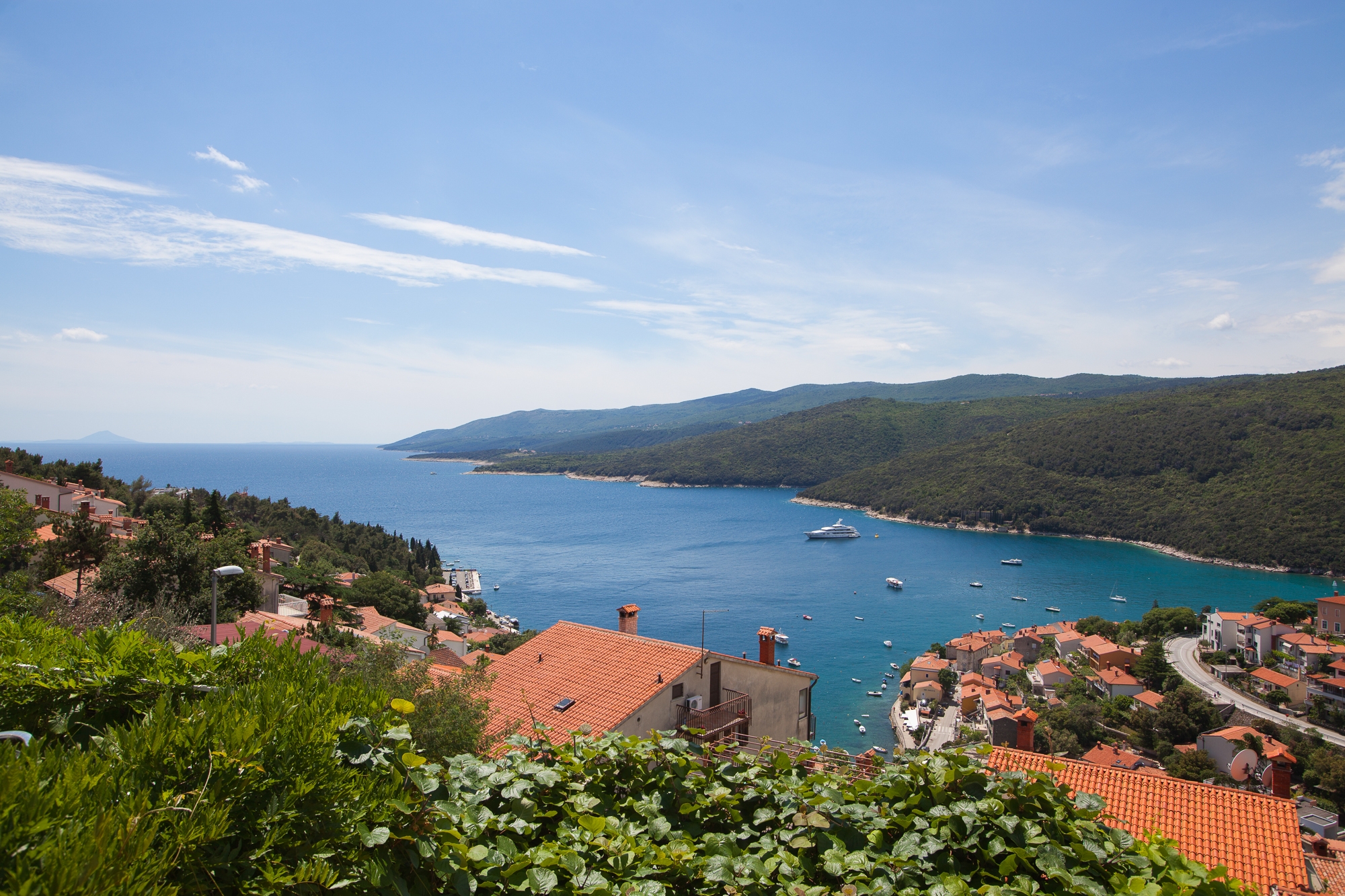 One bedroom apartment with terrace and sea view Rabac, Labin  A-d