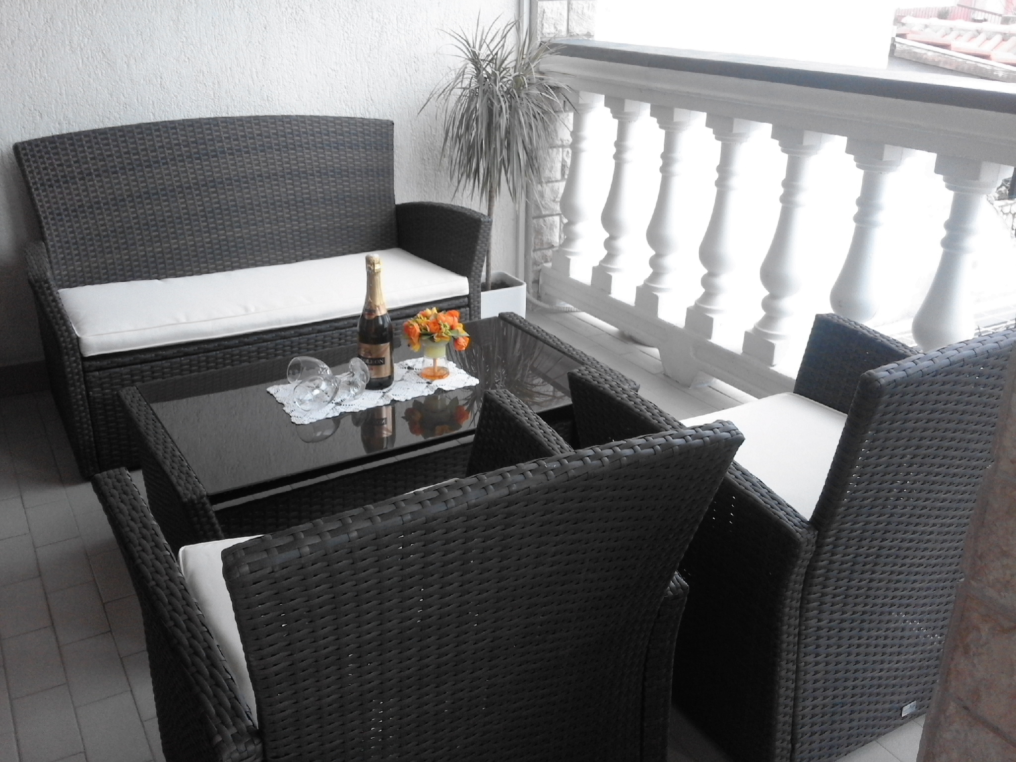One bedroom apartment with terrace and sea view Crikvenica  A-e