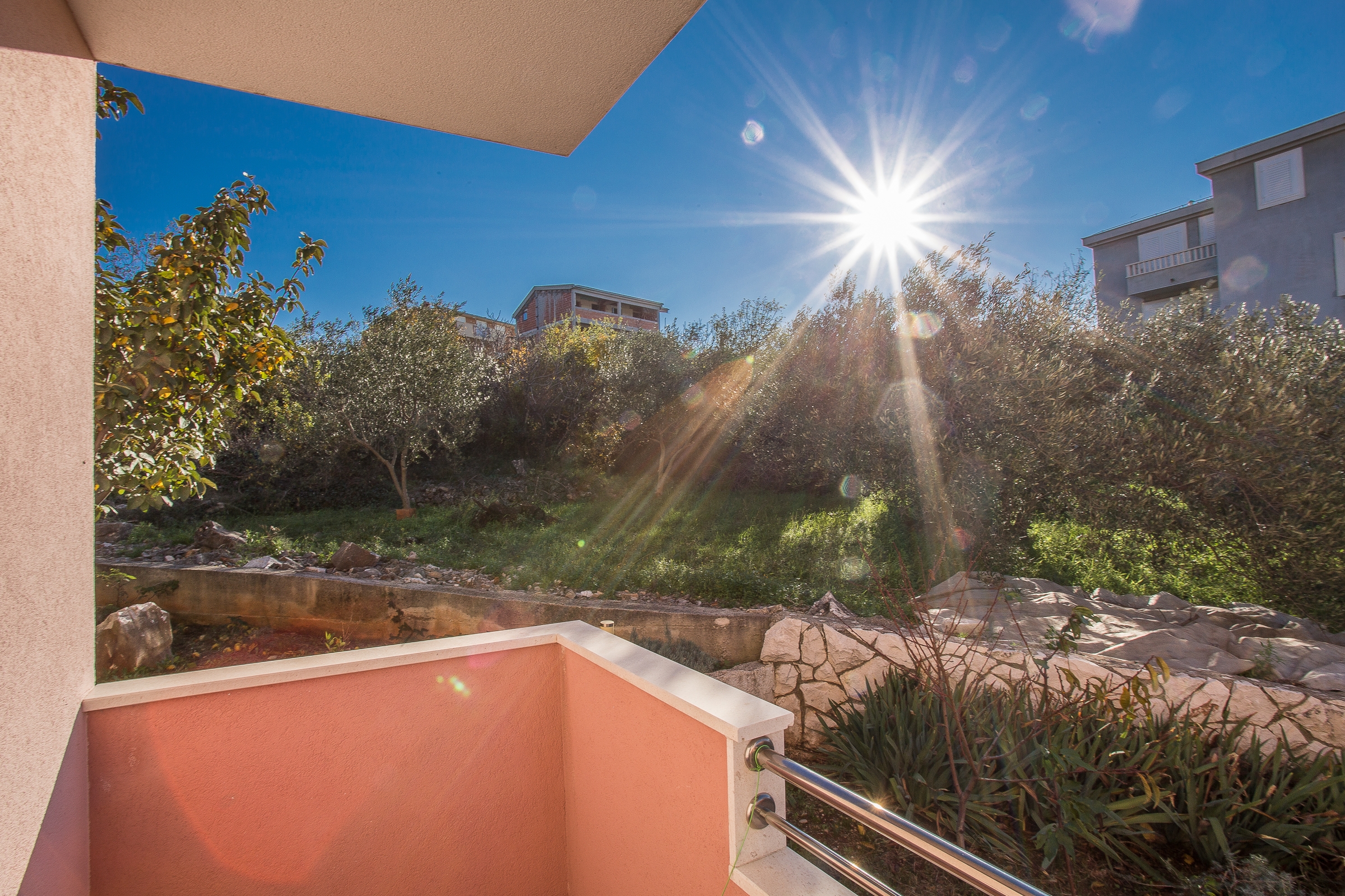 One bedroom apartment with terrace Okrug Gornji, Čiovo  A-c