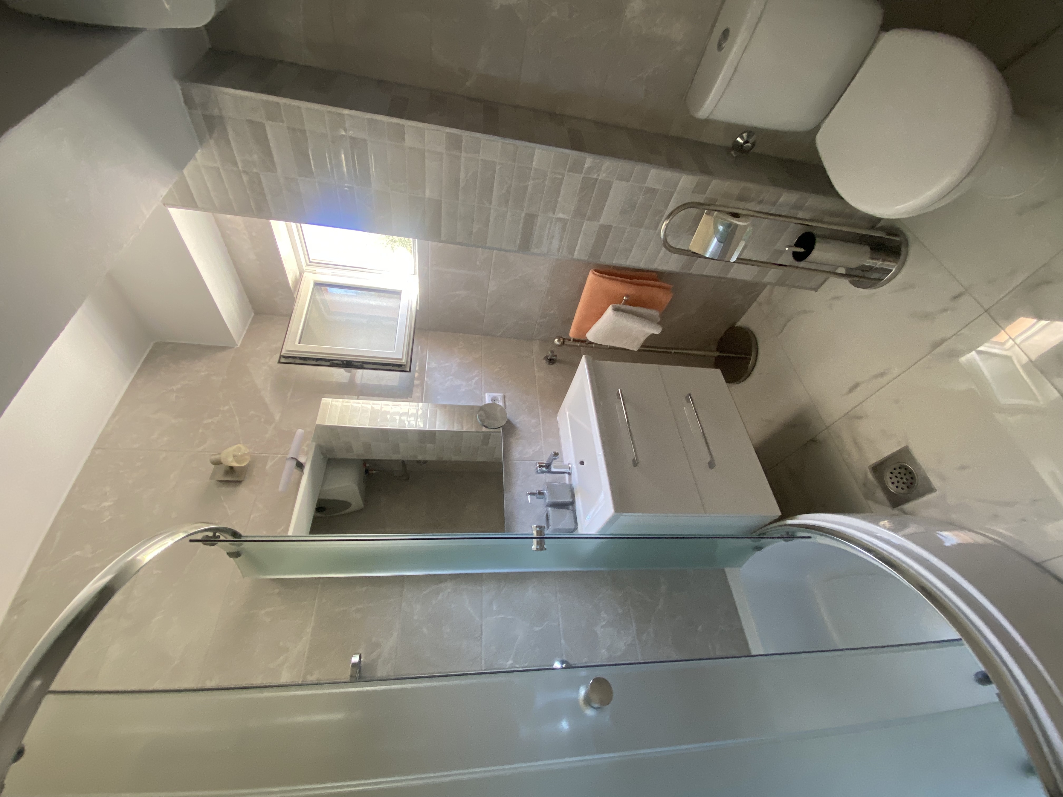One bedroom apartment with terrace Okrug Gornji, Čiovo  A-c