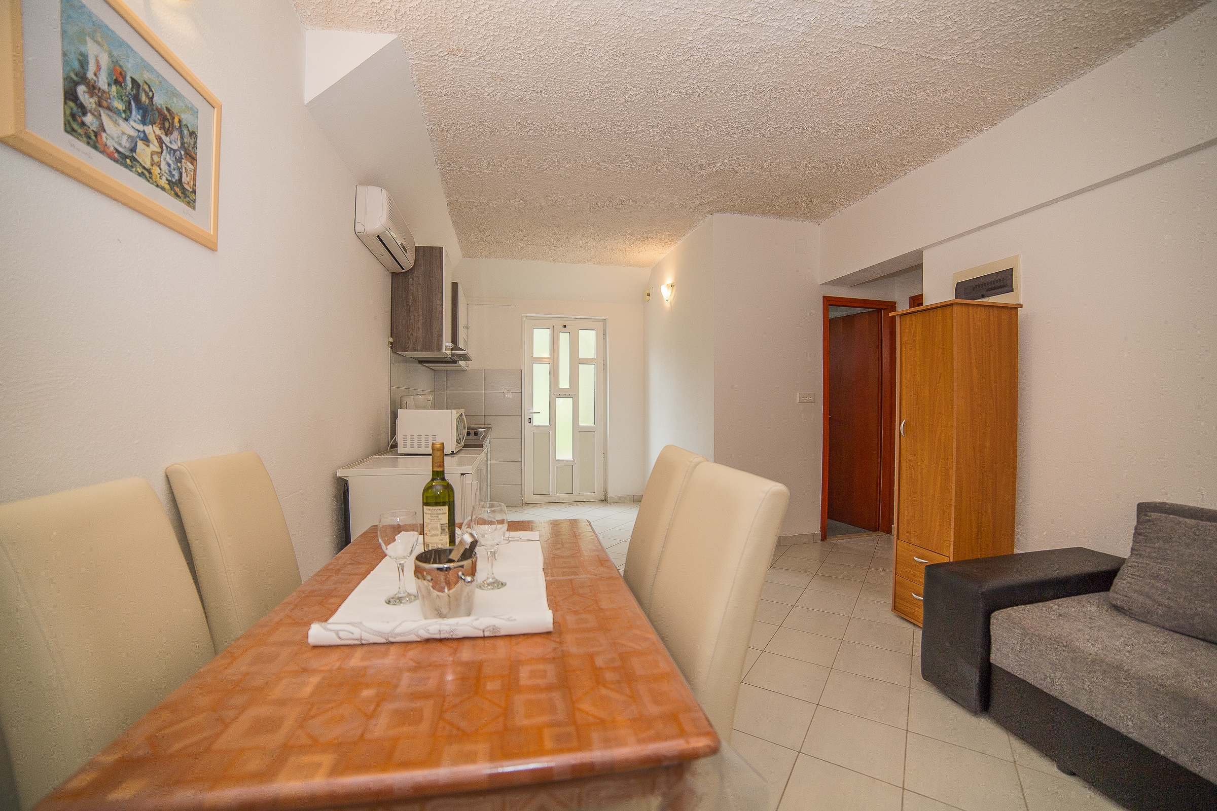 One bedroom apartment with terrace Okrug Gornji, Čiovo  A-c