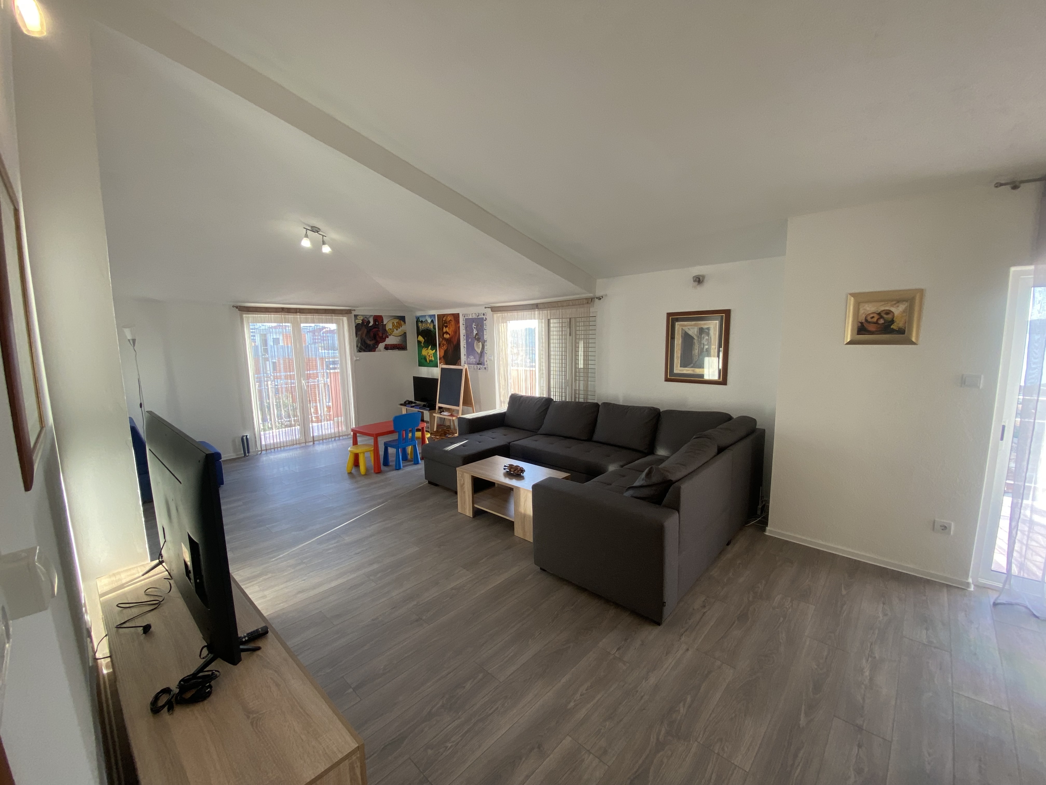 Three bedroom apartment with balcony and sea view Okrug Gornji, Čiovo  A-e