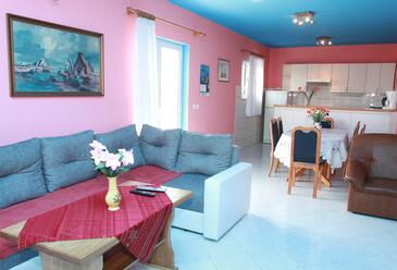Living room Okrug Gornji, Living room in the apartment, air condition available and WiFi.