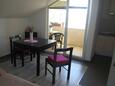 Dining room Vodice, Dining room in the studio-apartment, (pet friendly) and WiFi.