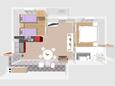 Zaglav, plattegrond in the apartment, (pet friendly) en WiFi.