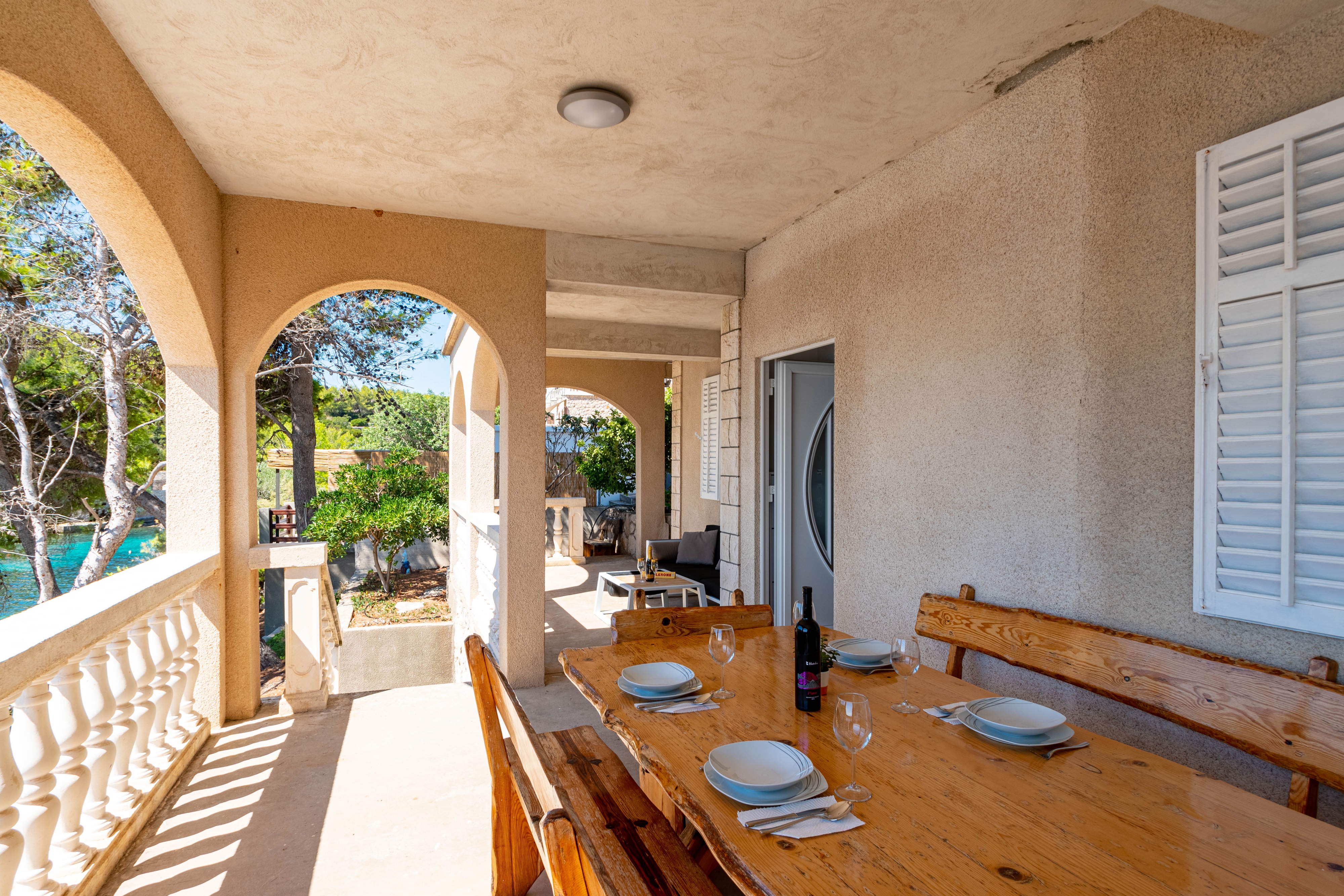 Two bedroom apartment near beach Cove Zaglav, Korčula  A-a