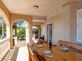 Zaglav, Terrace in the apartment, with a sea view, (pet friendly) and WiFi.