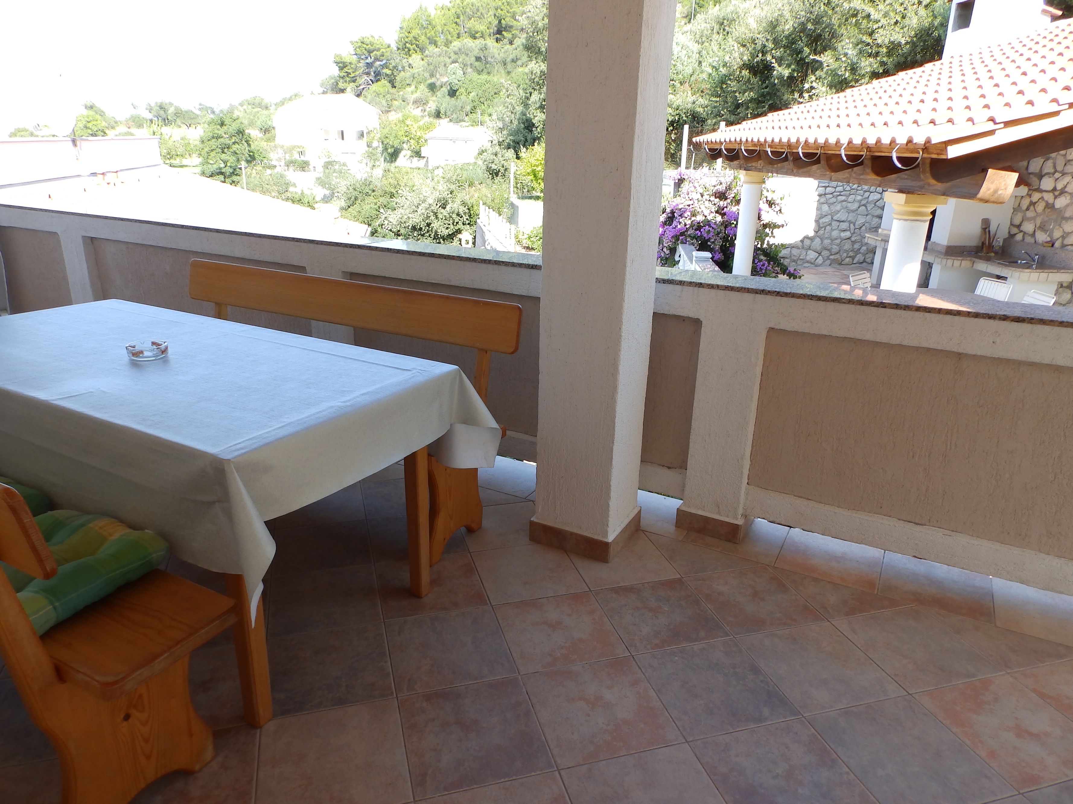 Two bedroom apartment with terrace and sea view Kampor, Rab  A-a