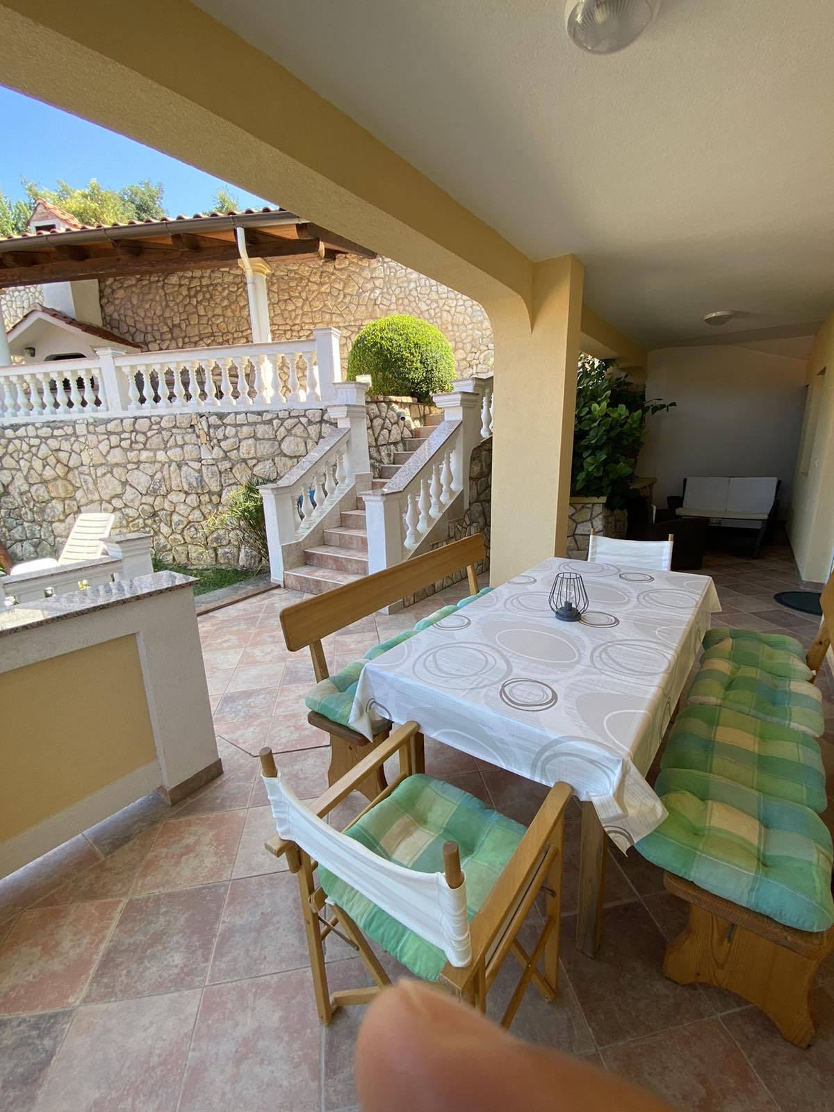 Four bedroom apartment with terrace and sea view Kampor, Rab  A-b