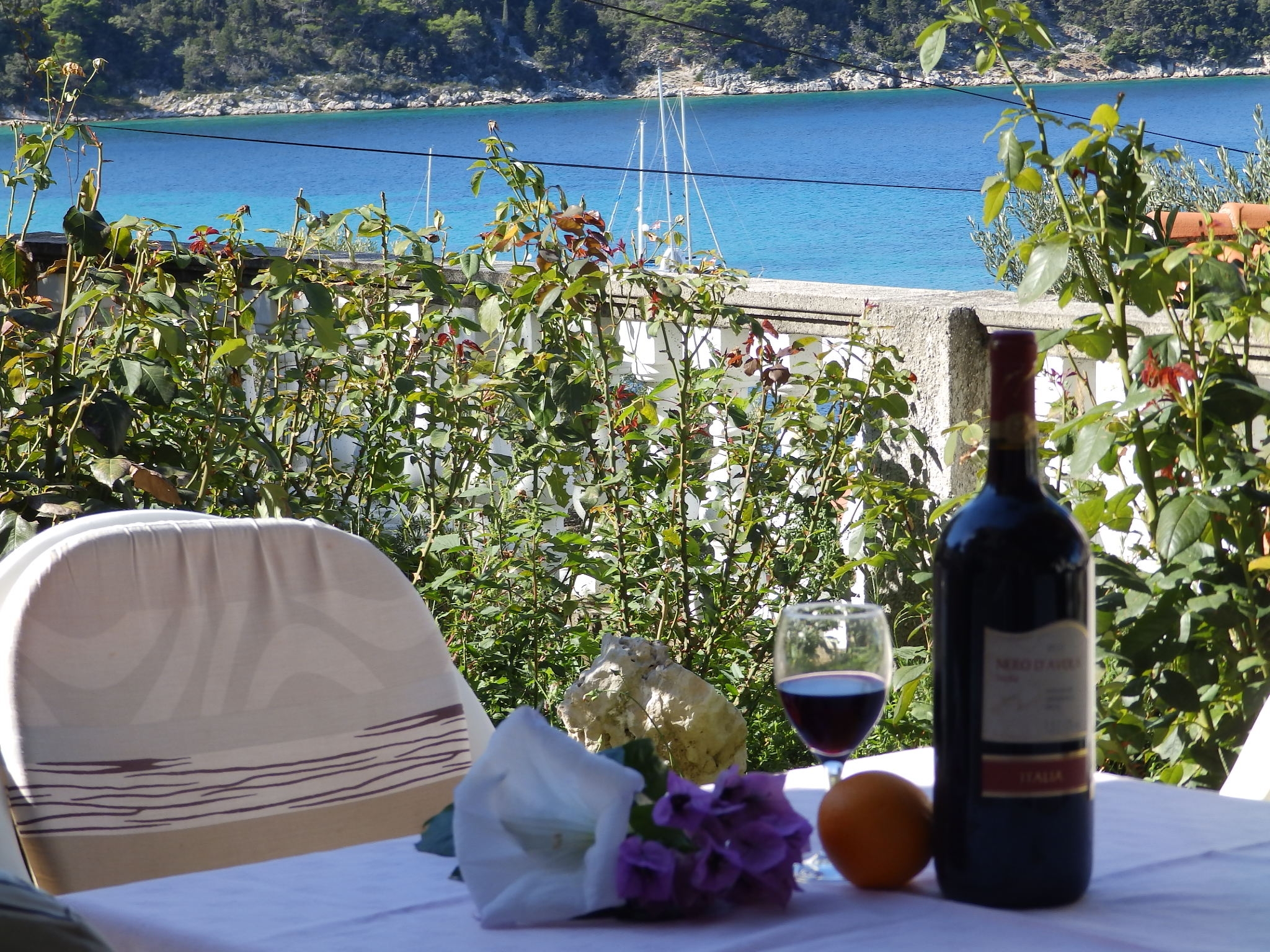 One bedroom apartment with terrace and sea view Kampor, Rab  A-c