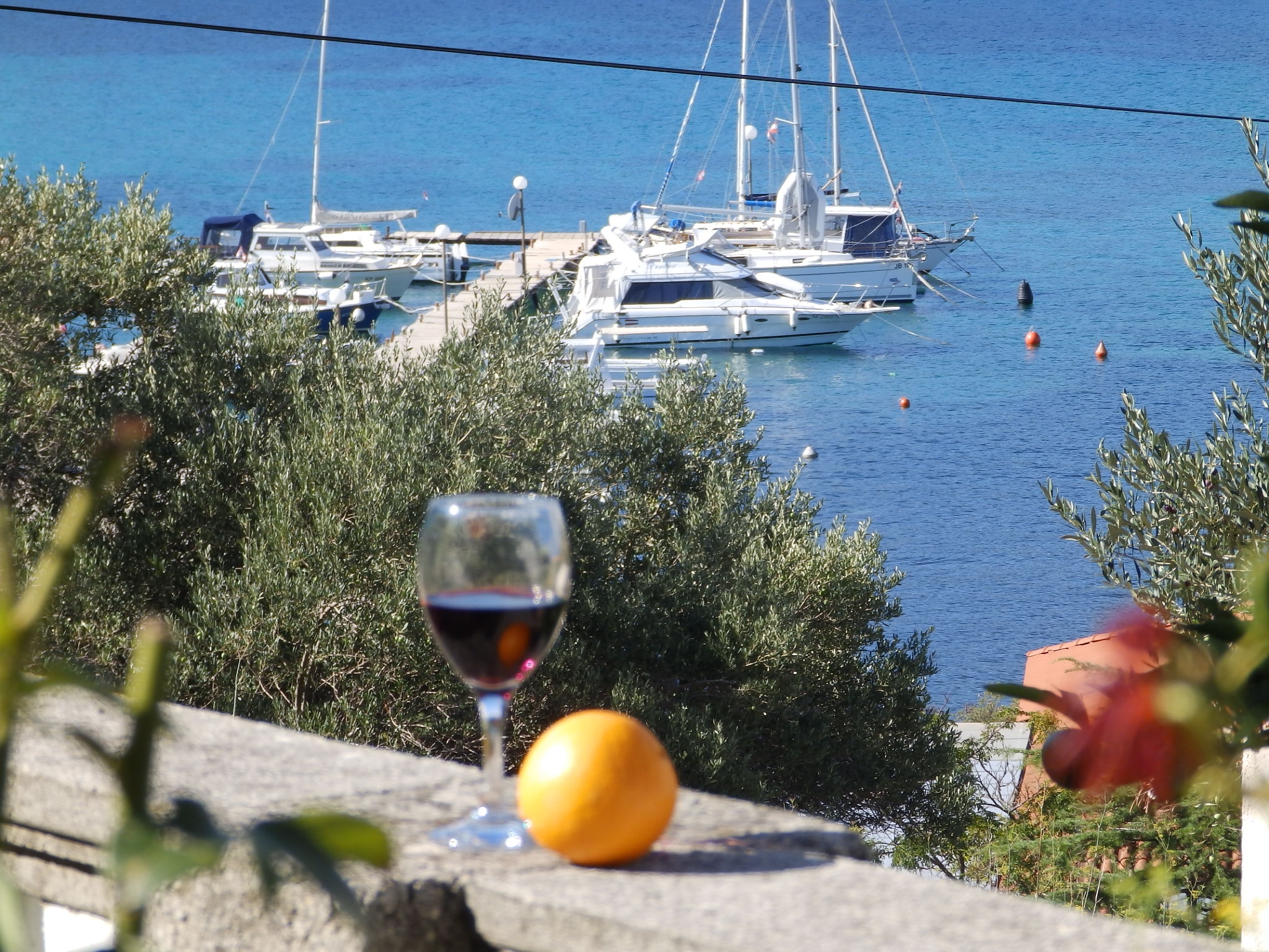 One bedroom apartment with terrace and sea view Kampor, Rab  A-c