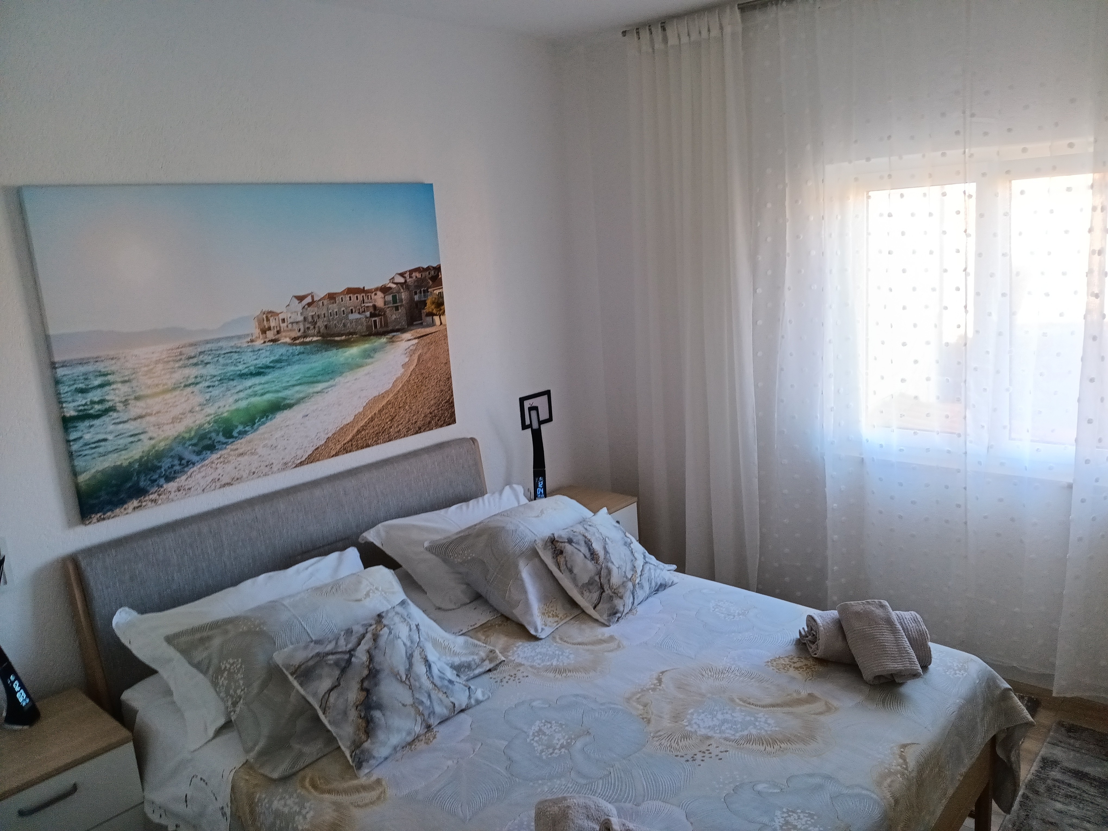 Two bedroom apartment with balcony and sea view Postira, Brač  A-a