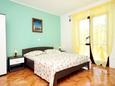 Ložnice Jelsa, Ložnice v ubytování typu studio-apartment, dostupna klima i WIFI.